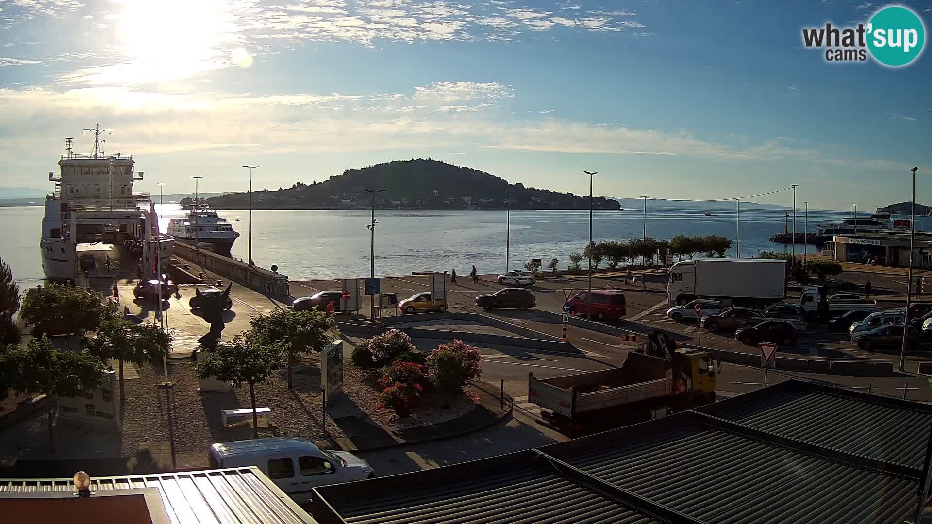 Webcam Ugliano – terminal traghetto da Preko a Zara