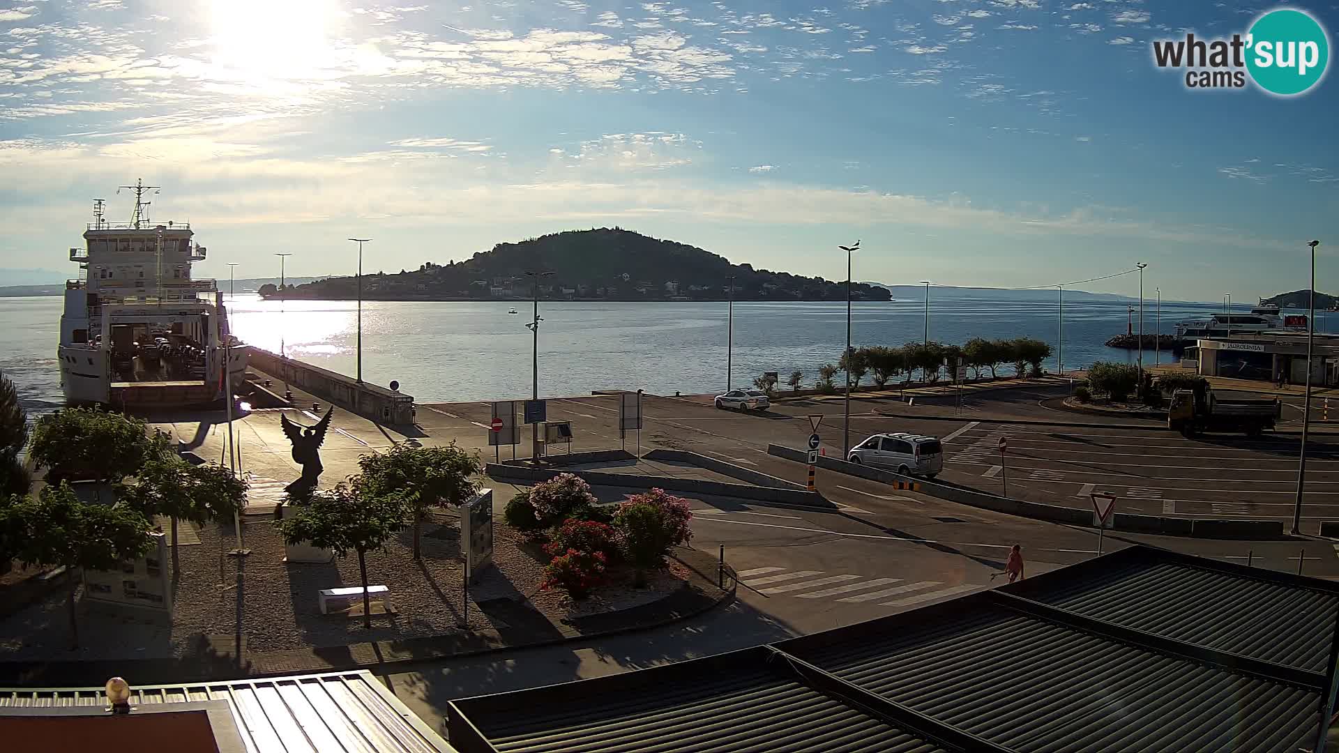 Webcam Ugliano – terminal traghetto da Preko a Zara