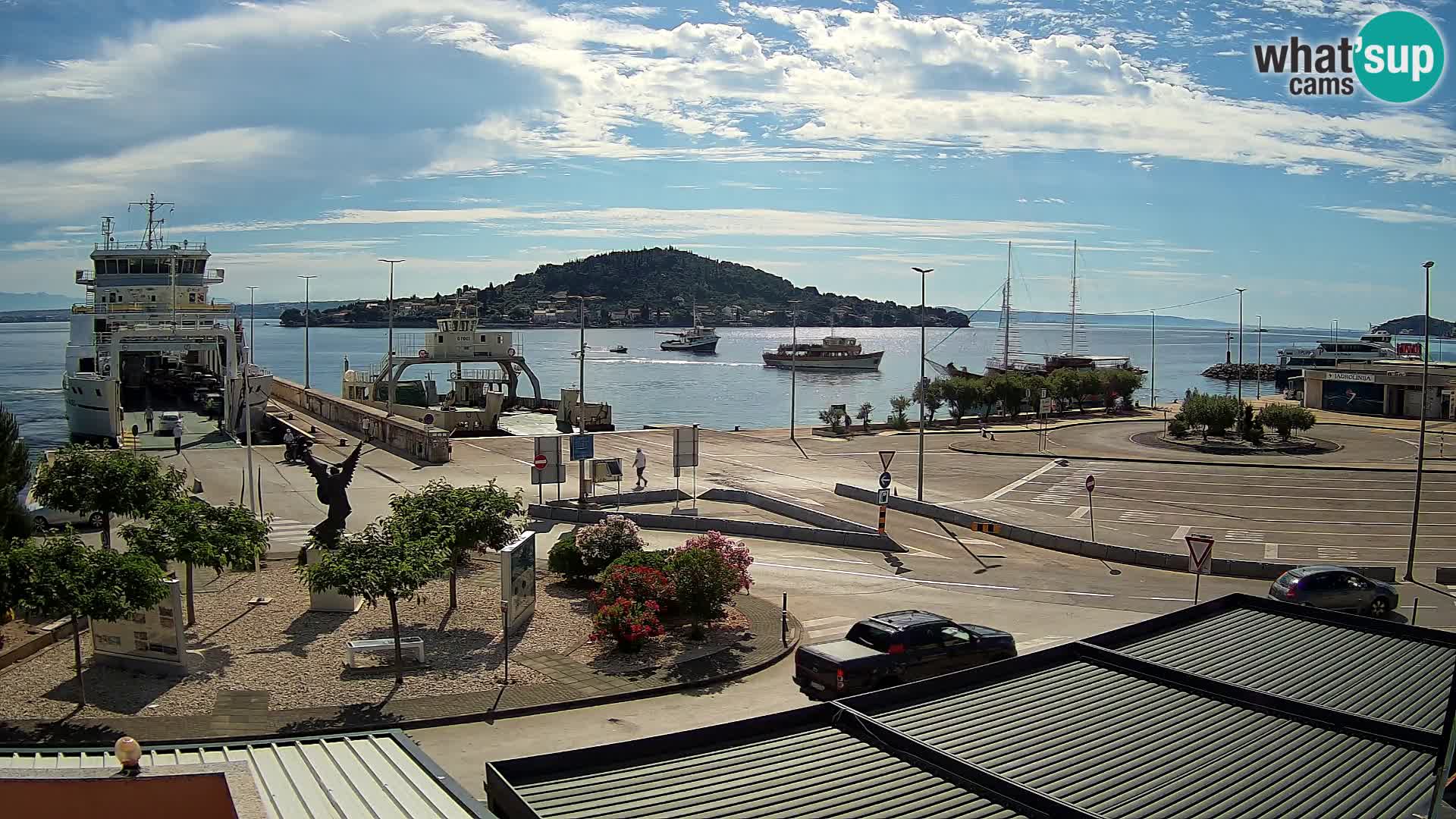 Webcam Ugljan – Preko Ferry to Zadar