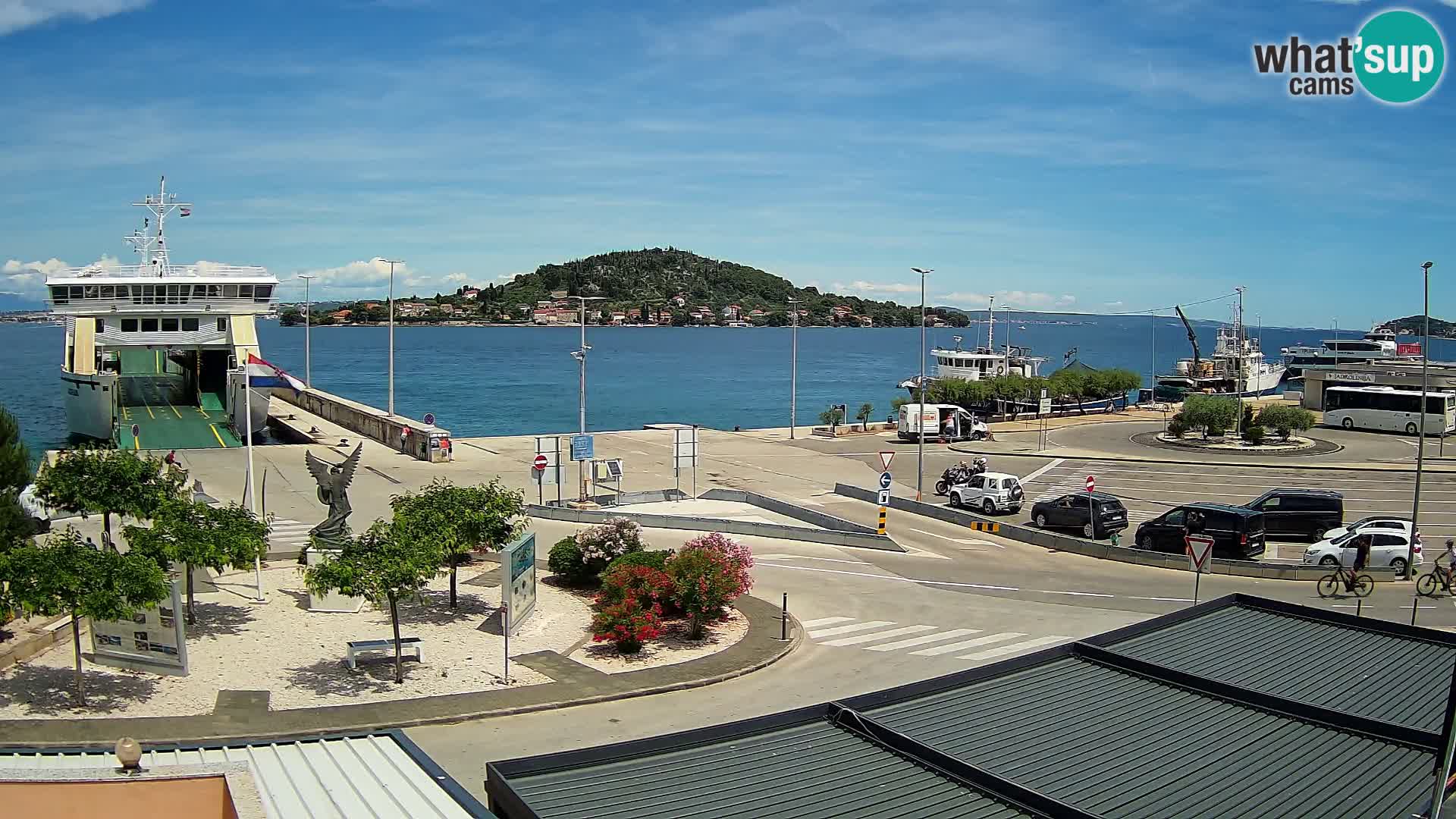Webcam Ugliano – terminal traghetto da Preko a Zara