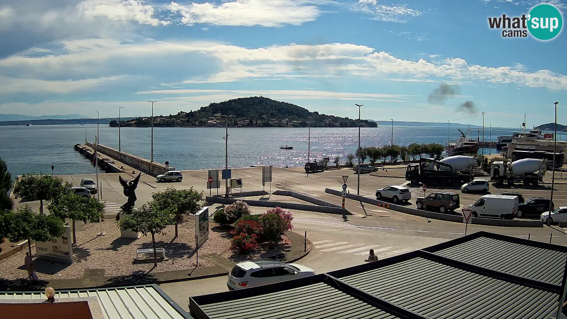 Webcam Ugliano – terminal traghetto da Preko a Zara