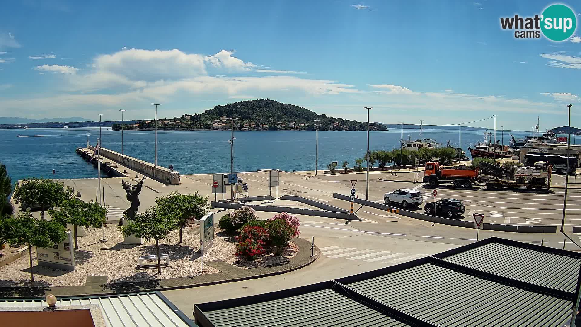 Webcam Ugljan – Preko Ferry to Zadar