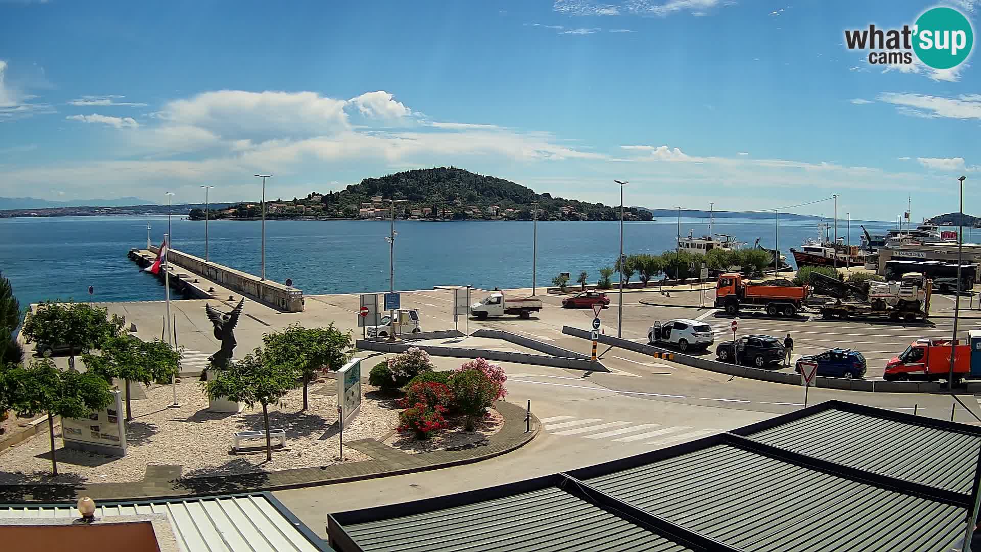 Webcam Ugliano – terminal traghetto da Preko a Zara