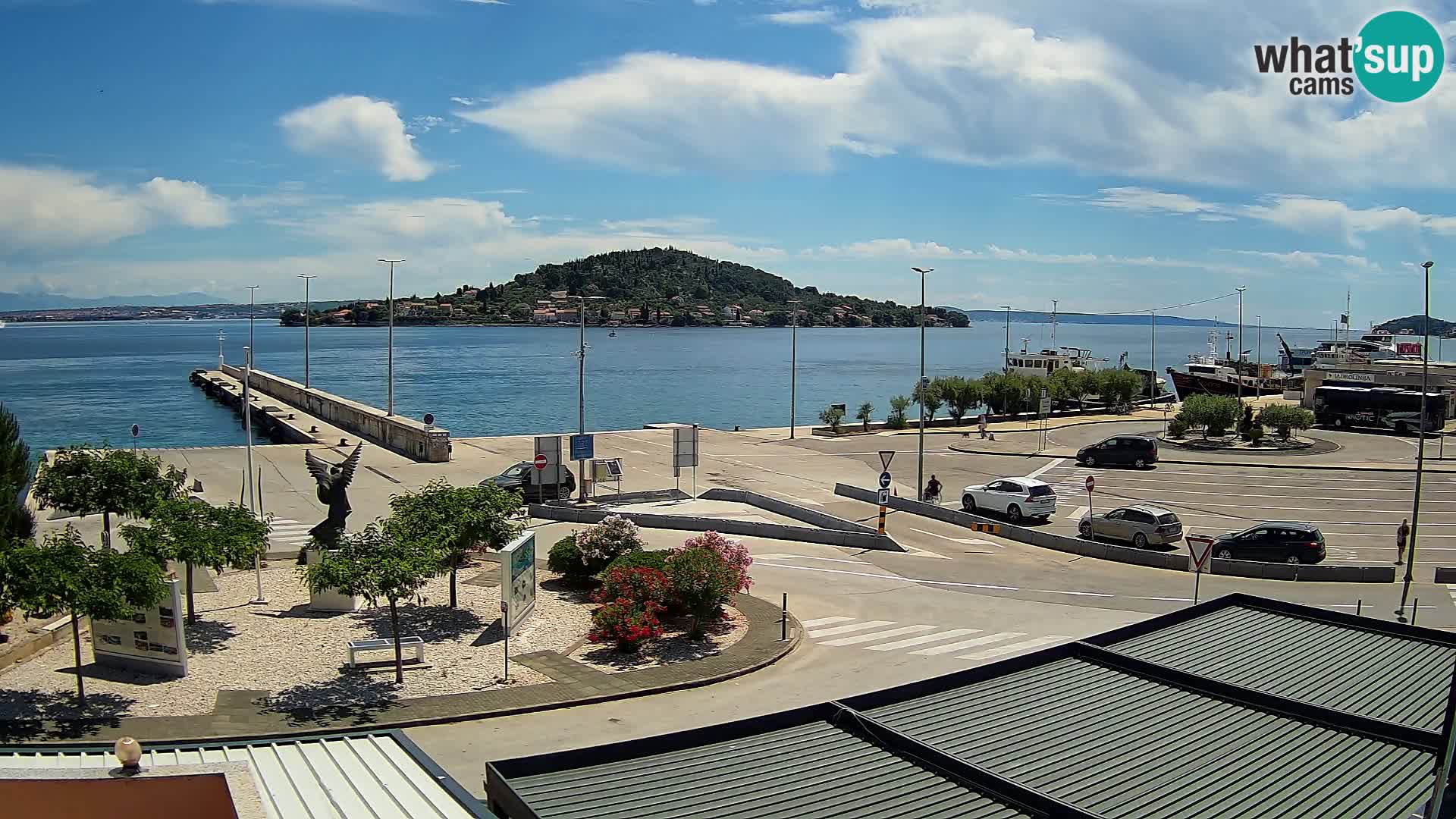 Webcam Ugliano – terminal traghetto da Preko a Zara