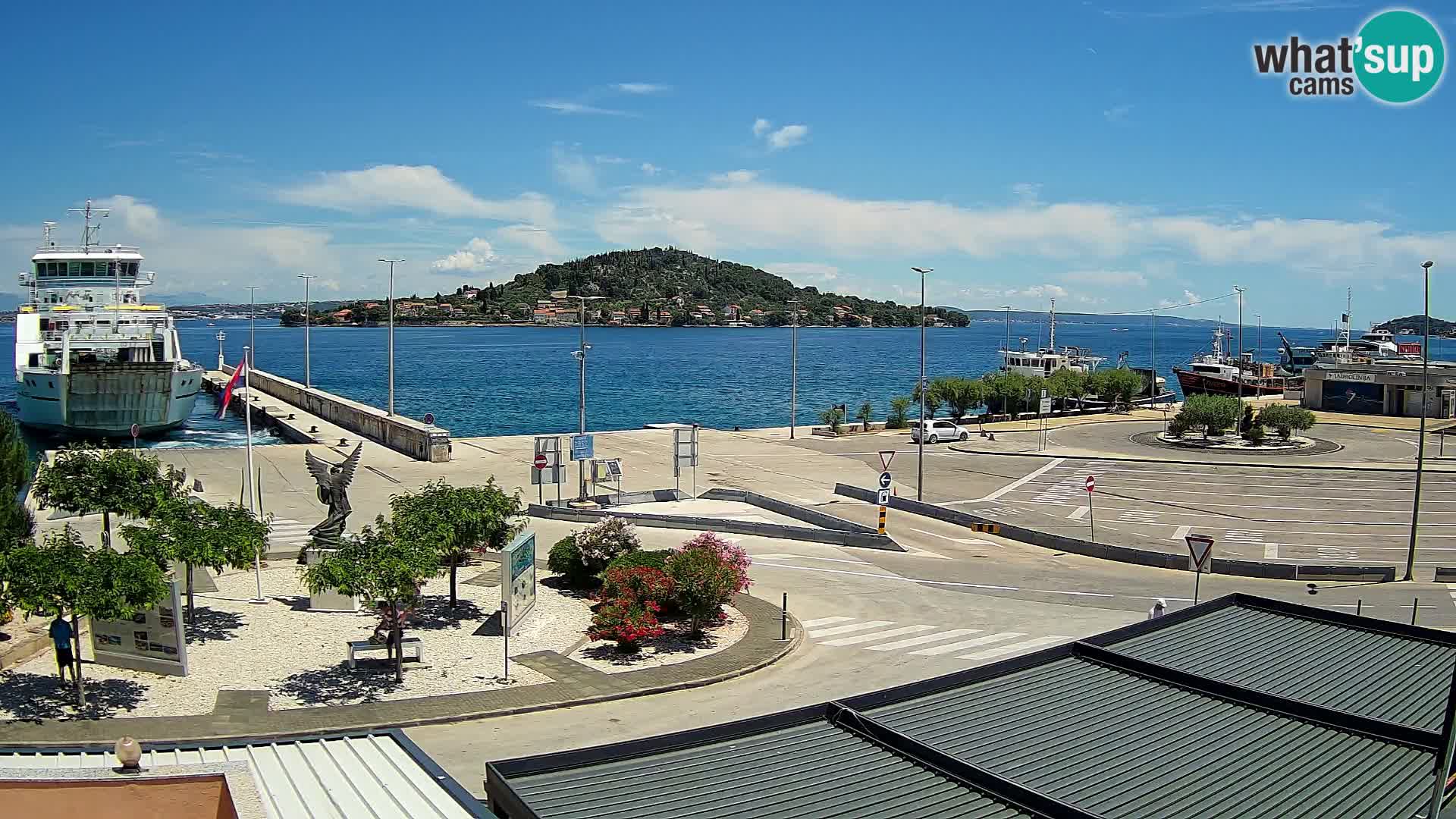 Spletna kamera Ugljan – trajekt Preko – Zadar