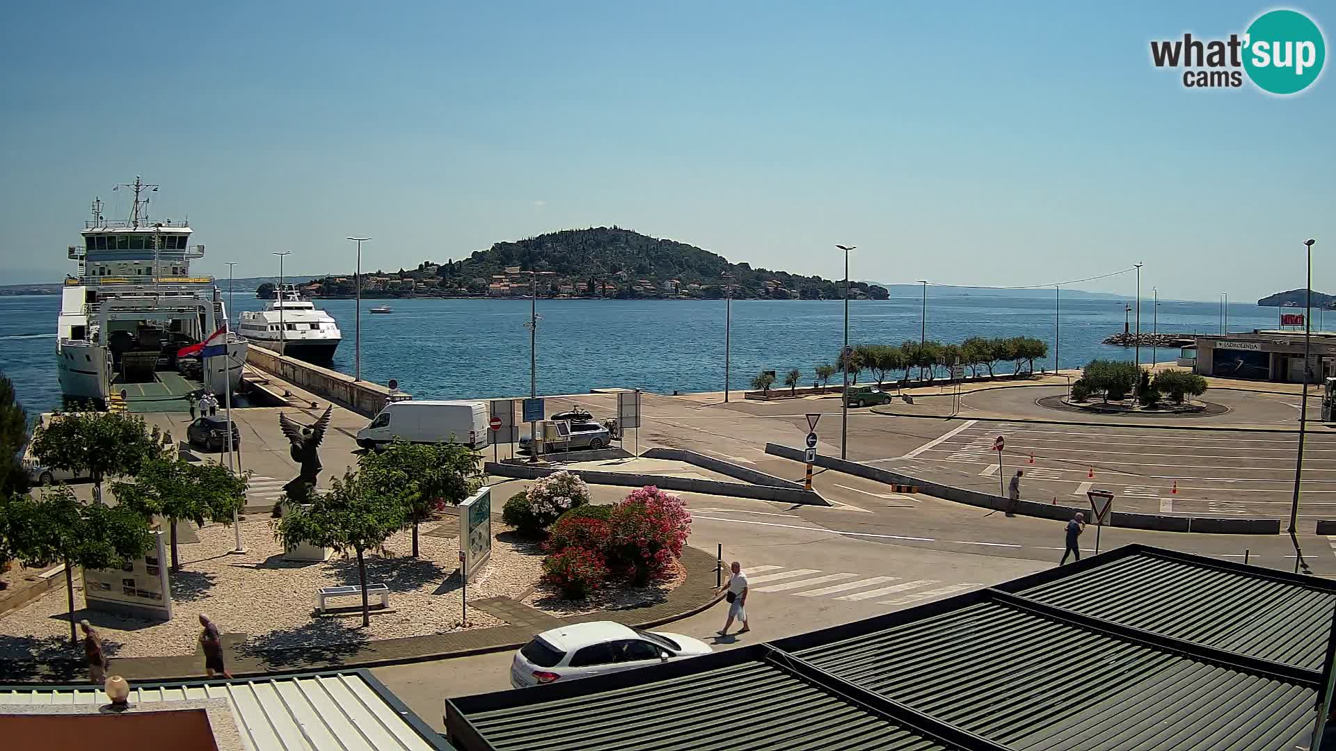 Web kamera Ugljan – Preko trajekt za Zadar