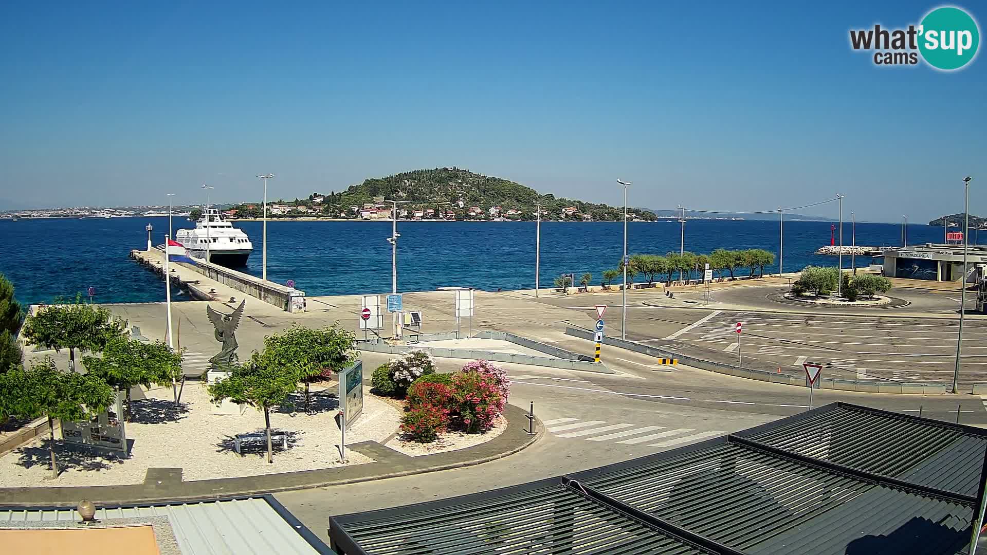 Web kamera Ugljan – Preko trajekt za Zadar