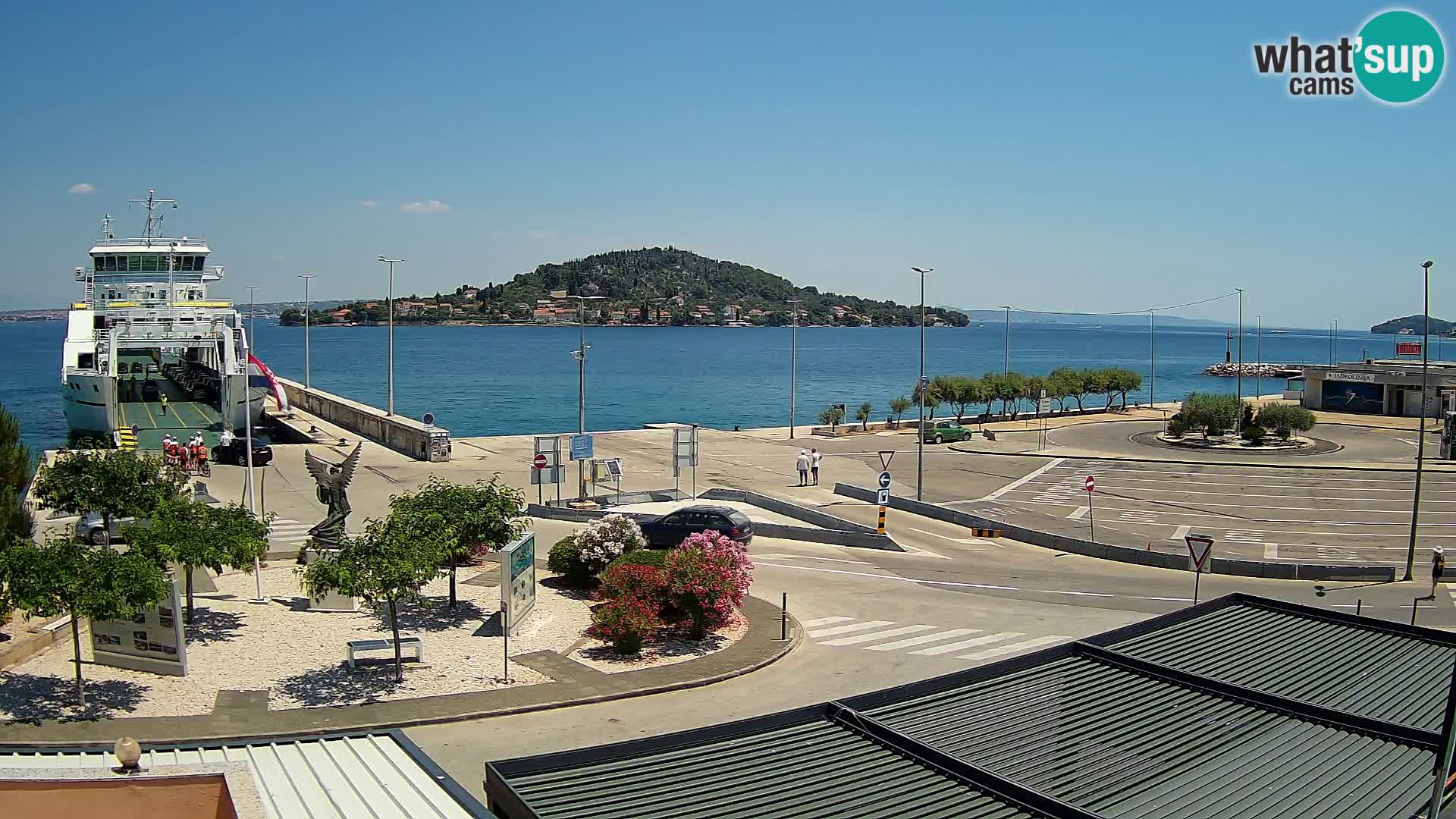 Webcam Ugliano – terminal traghetto da Preko a Zara