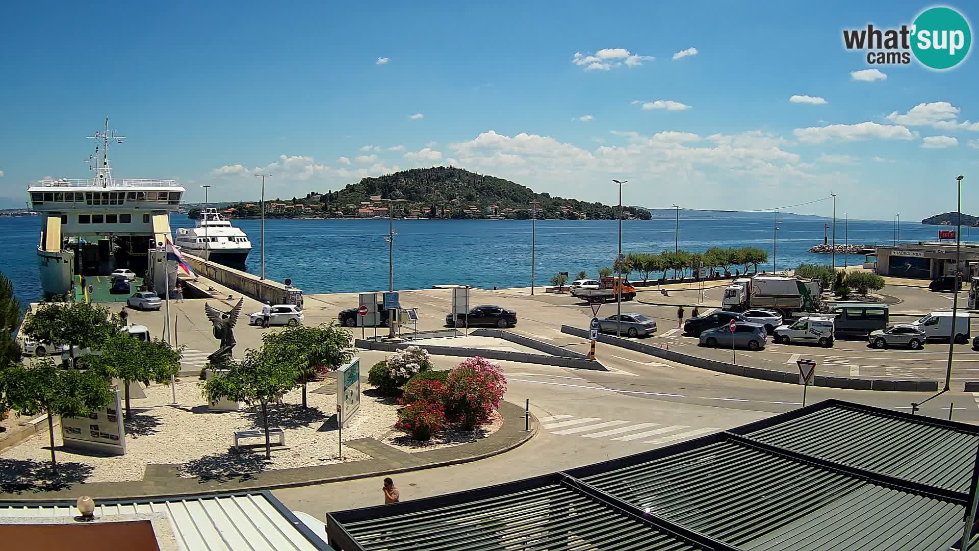 Webcam Ugljan – Preko Ferry to Zadar