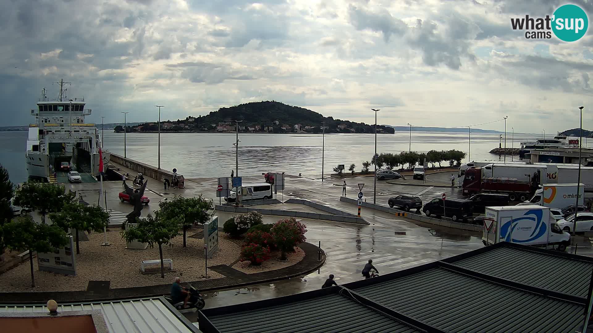 Webcam Ugljan – Preko Ferry to Zadar