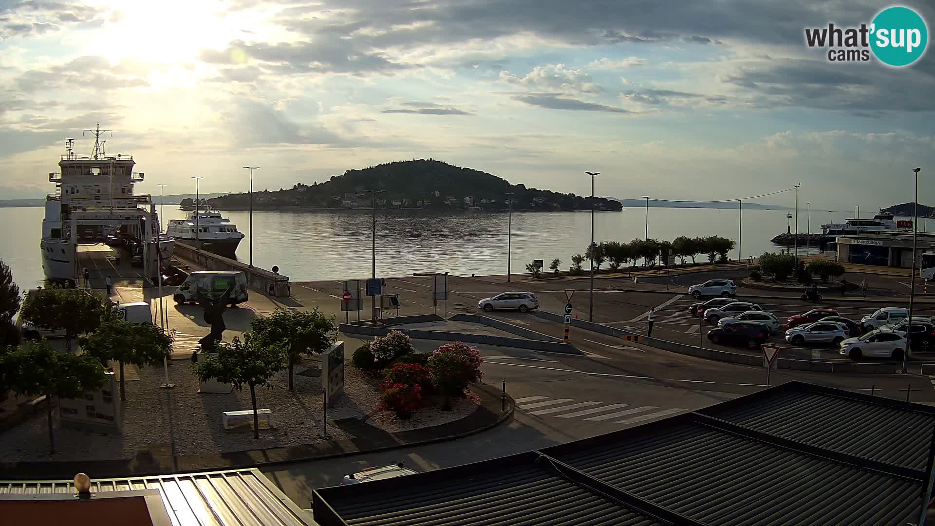 Webcam Ugliano – terminal traghetto da Preko a Zara