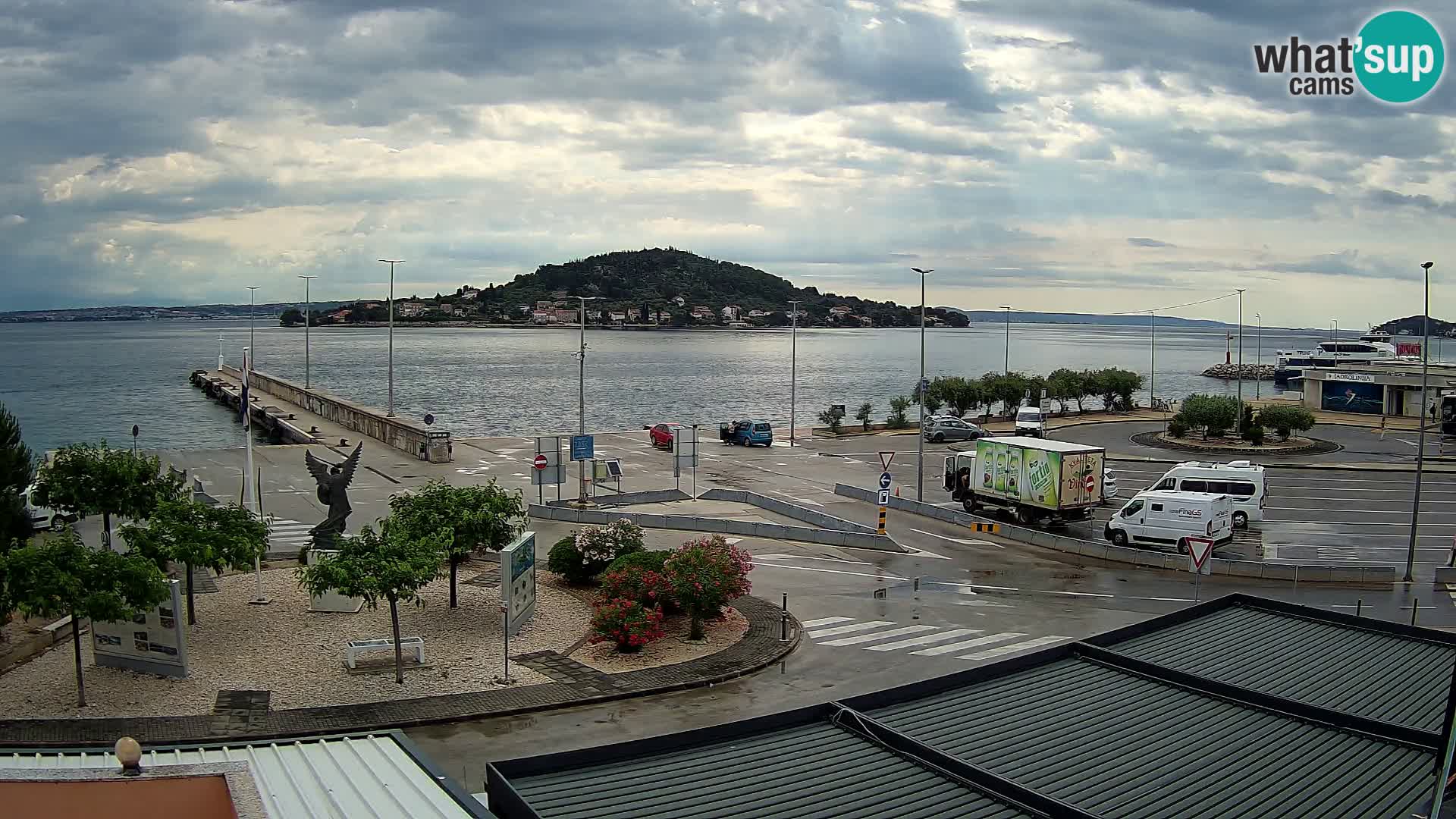 Spletna kamera Ugljan – trajekt Preko – Zadar