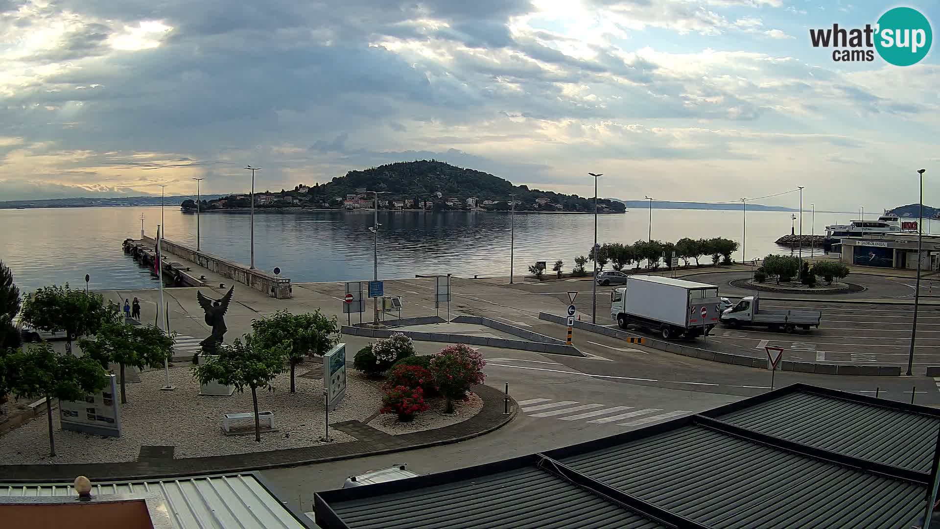 Webcam Ugliano – terminal traghetto da Preko a Zara