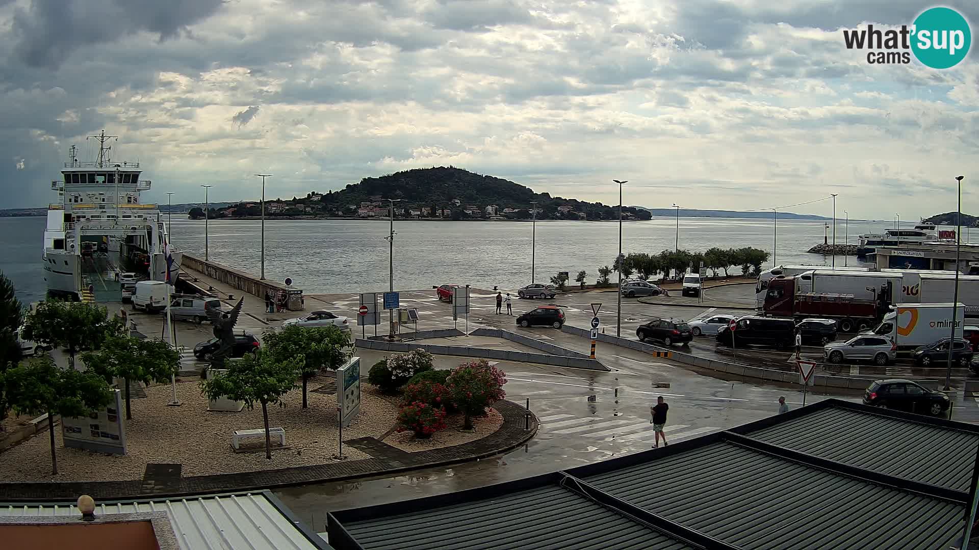 Webcam Ugljan – Preko Ferry to Zadar