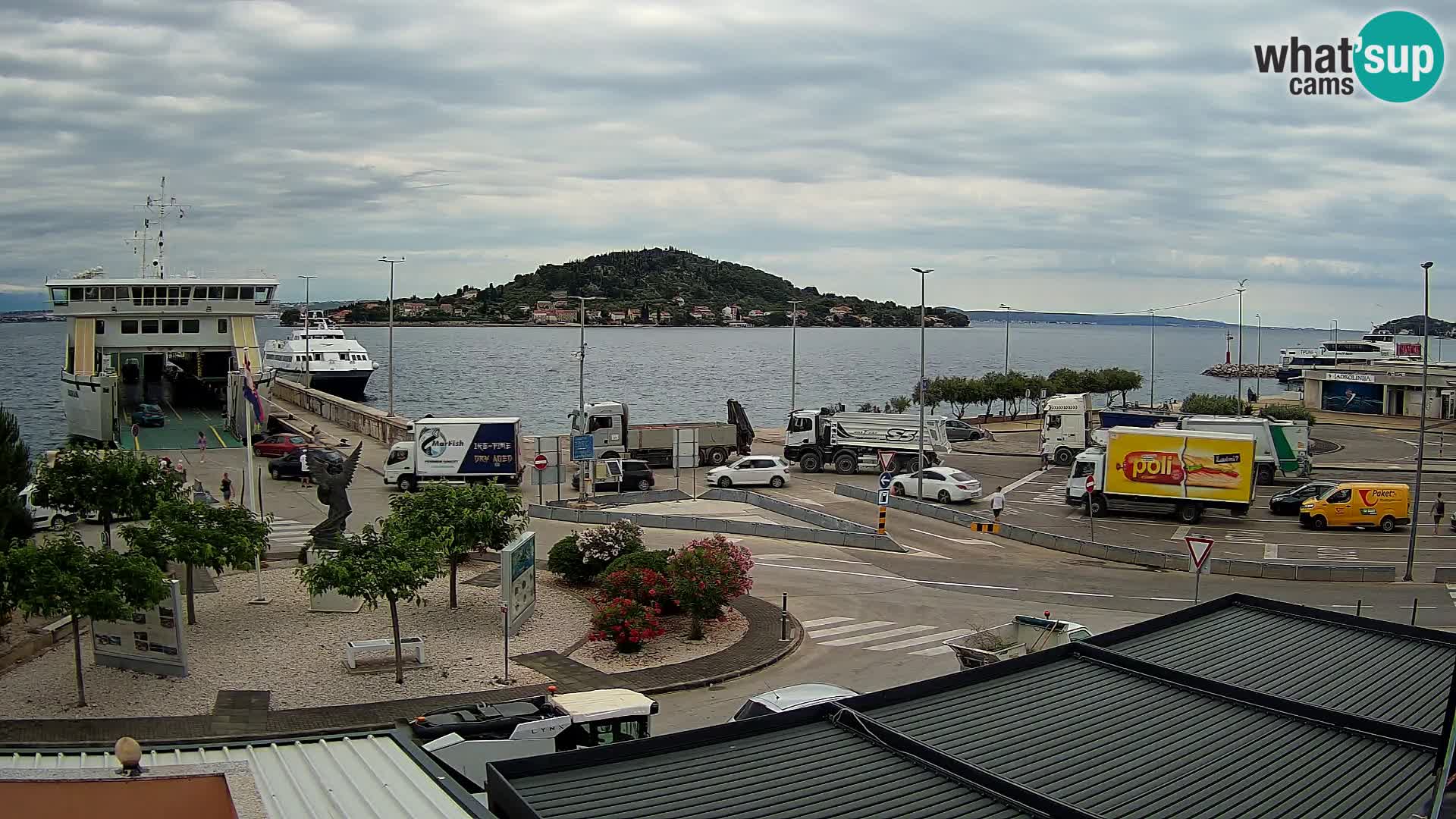 Webcam Ugliano – terminal traghetto da Preko a Zara