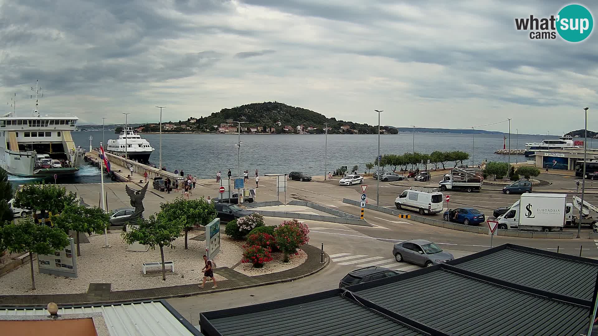 Webcam Ugljan – Preko Ferry to Zadar
