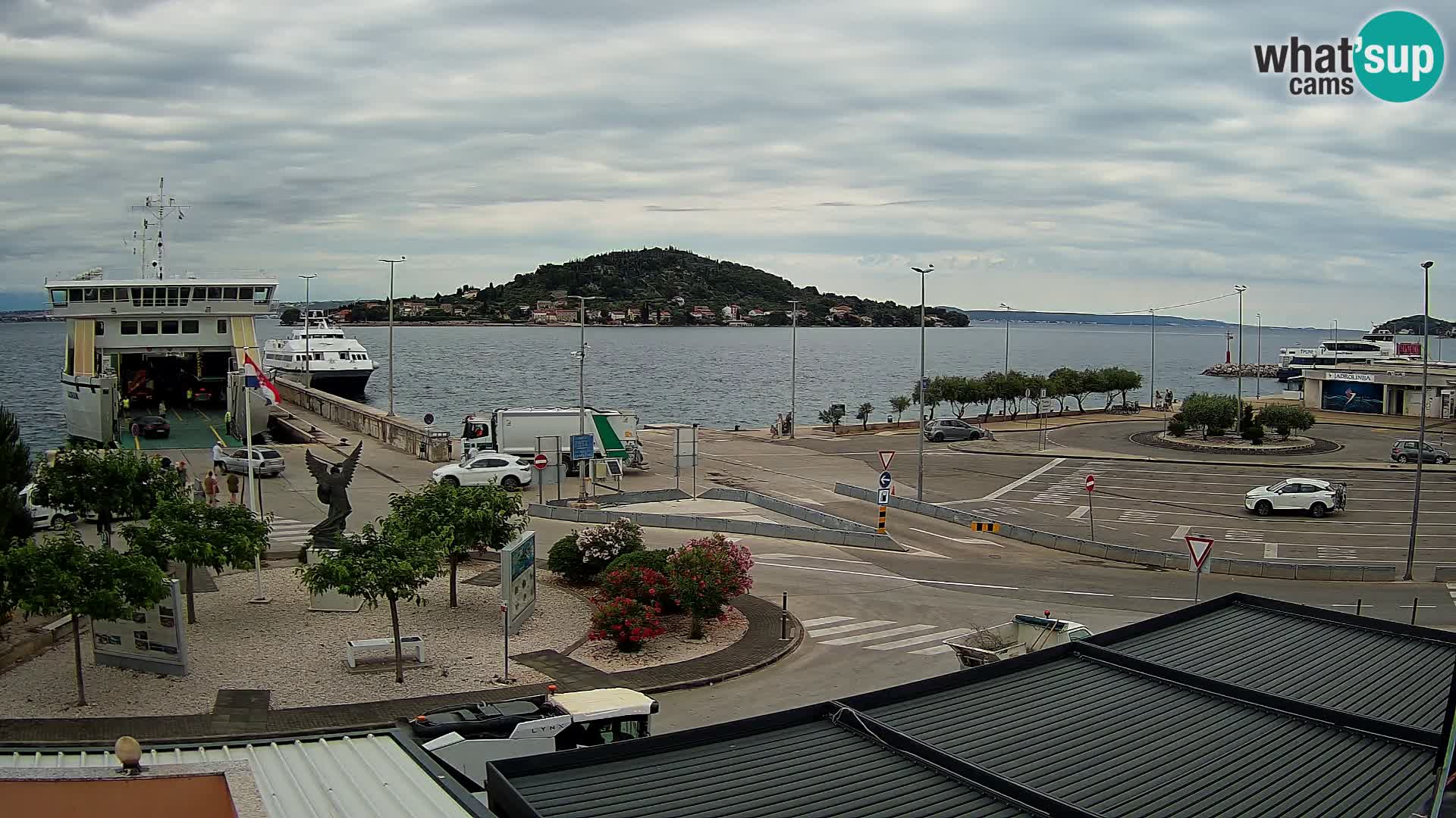 Webcam Ugliano – terminal traghetto da Preko a Zara