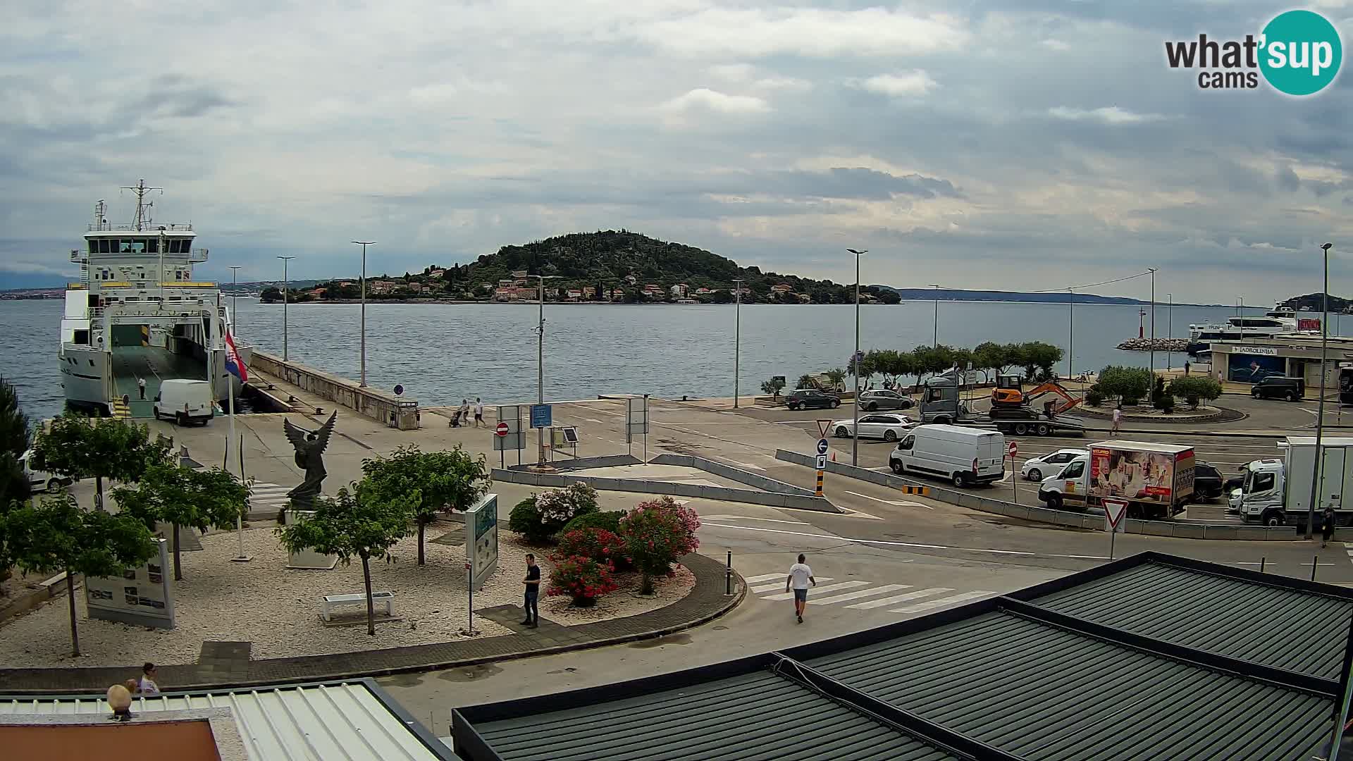 Web kamera Ugljan – Preko trajekt za Zadar