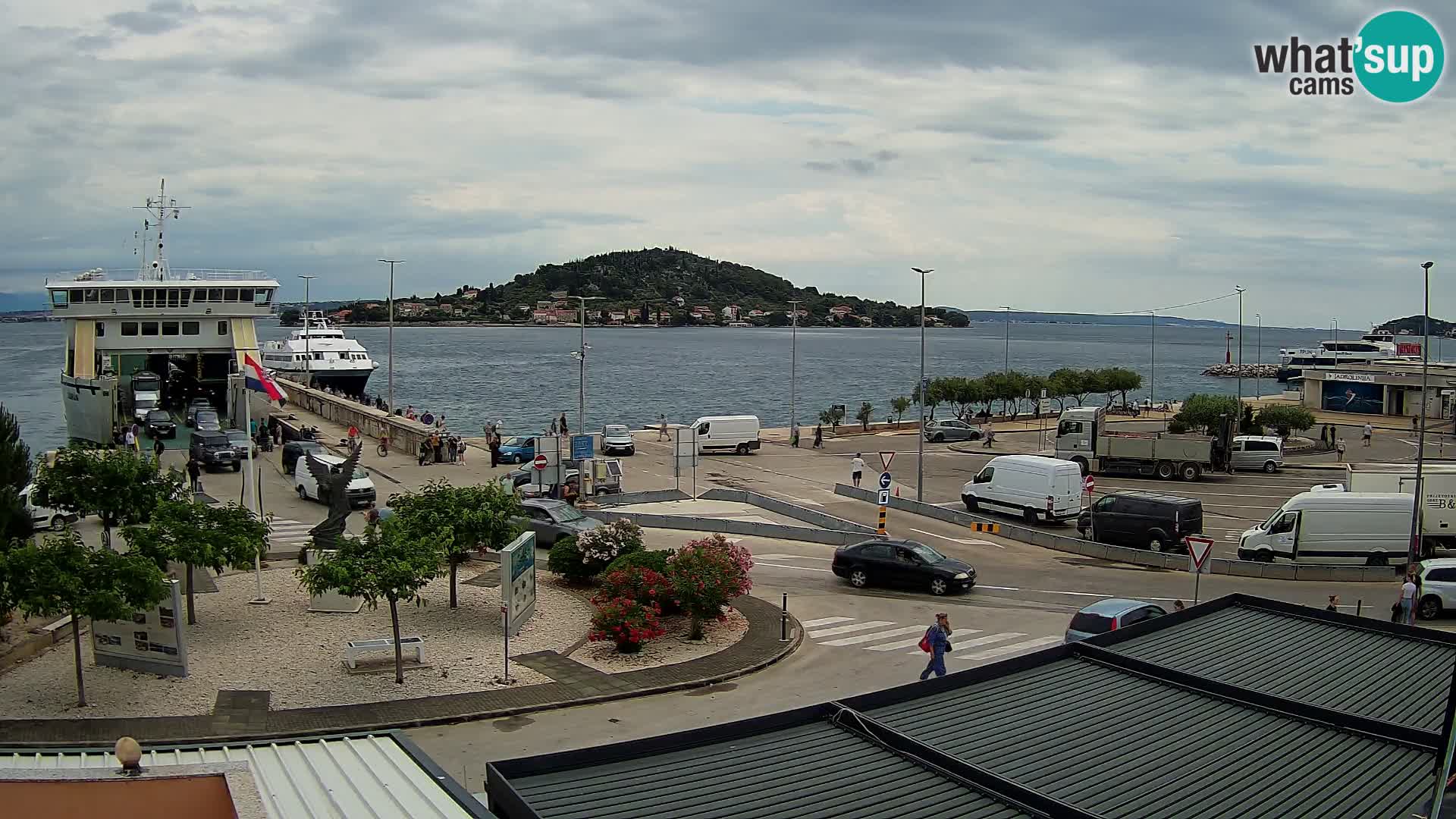 Webcam Ugljan – Preko Ferry to Zadar