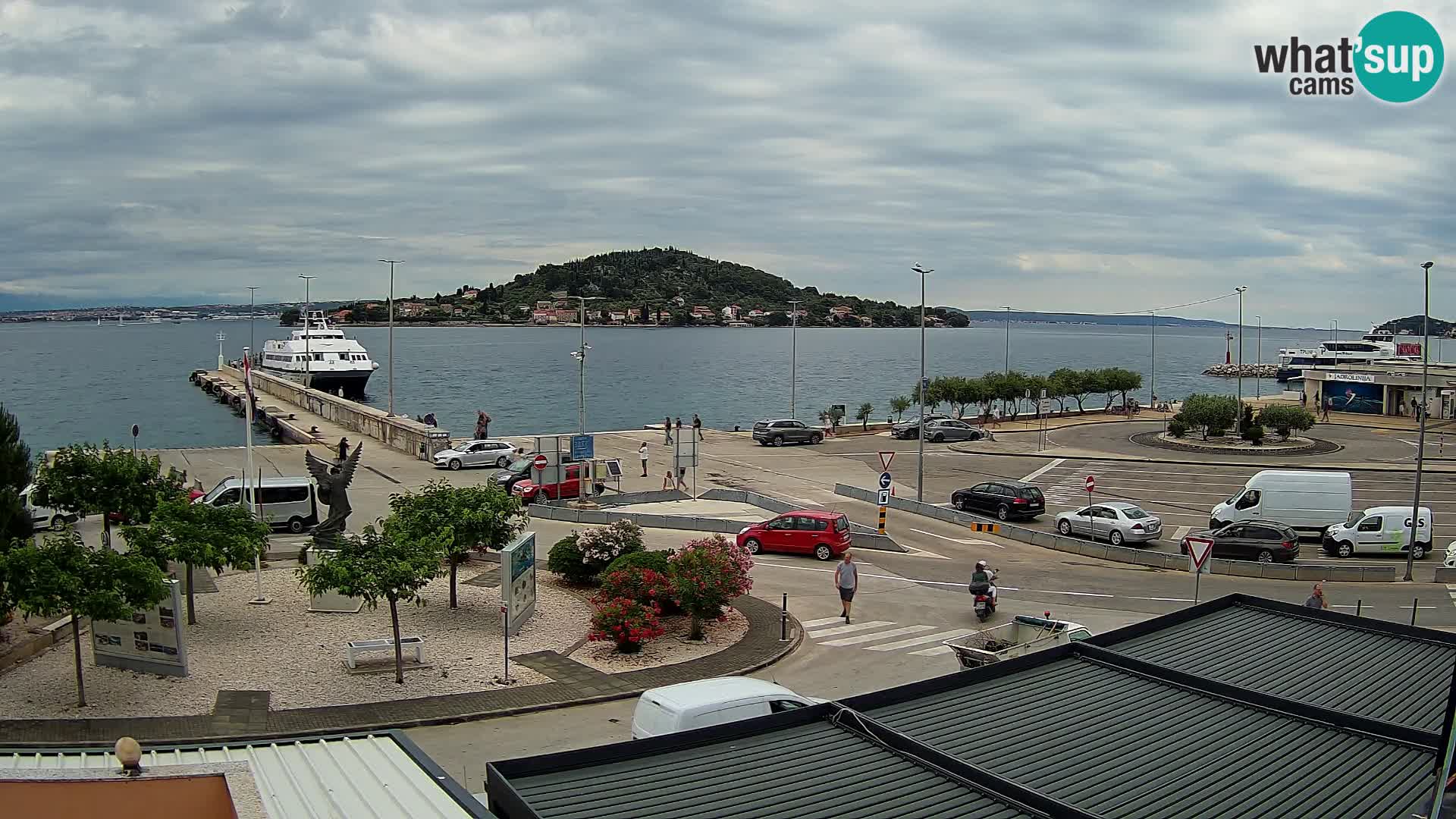 Spletna kamera Ugljan – trajekt Preko – Zadar