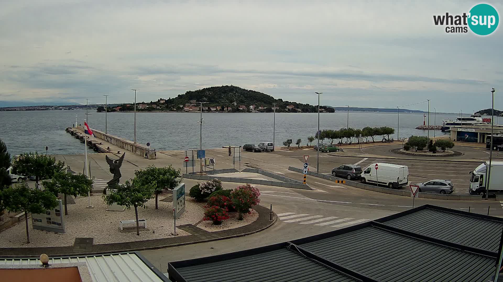 Webcam Ugljan – Preko Ferry to Zadar