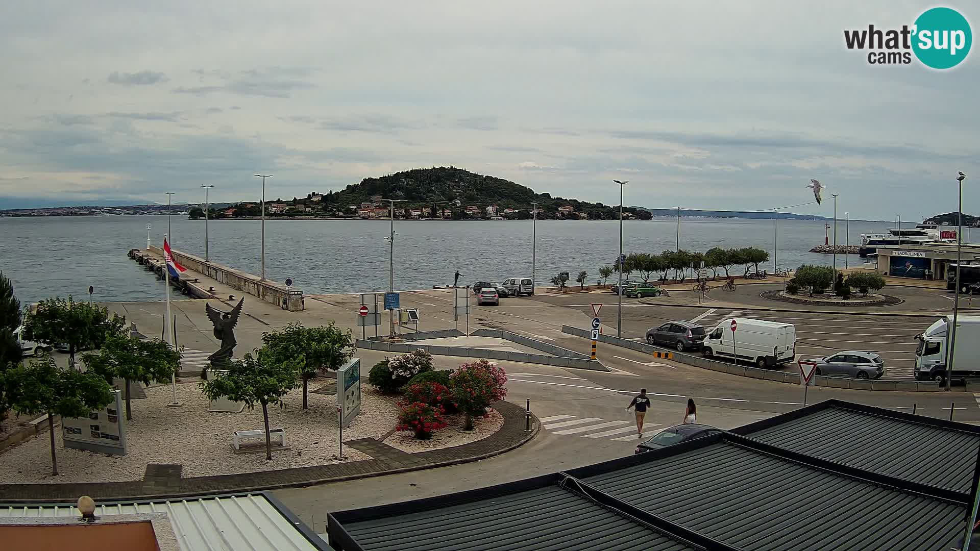 Spletna kamera Ugljan – trajekt Preko – Zadar