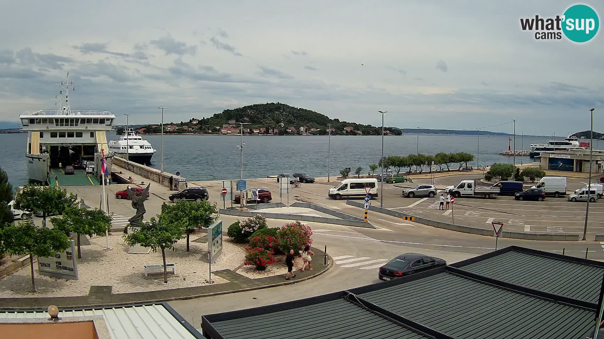 Webcam Ugljan – Preko Ferry to Zadar