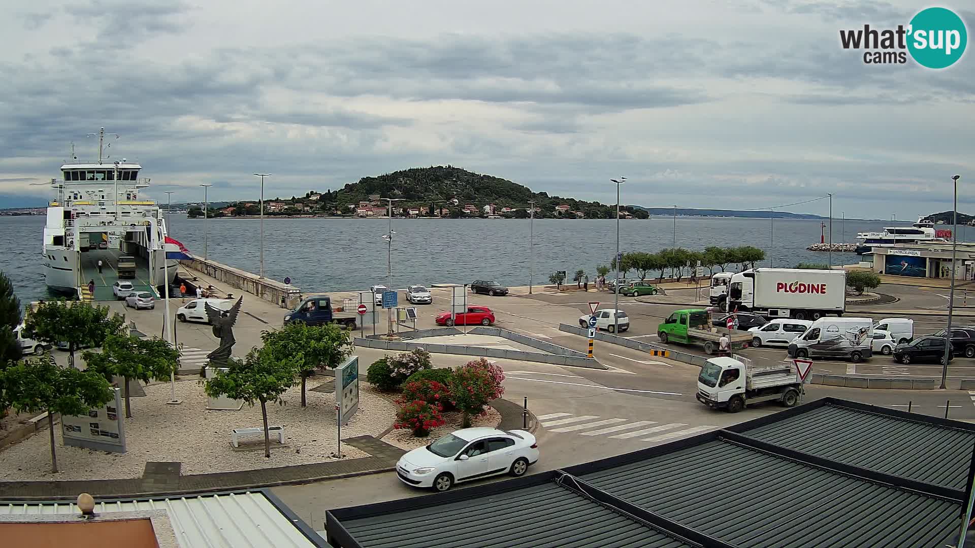 Spletna kamera Ugljan – trajekt Preko – Zadar