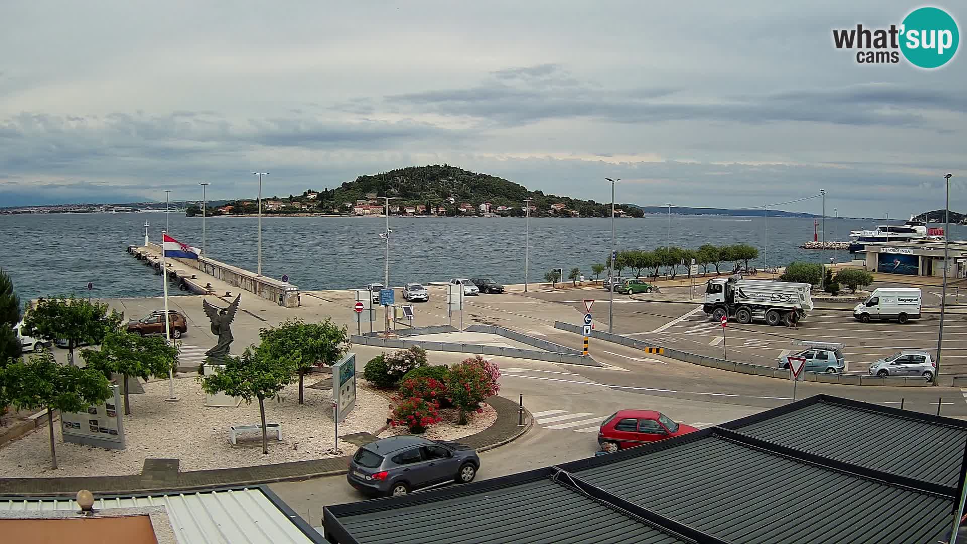 Webcam Ugljan – Preko Ferry to Zadar