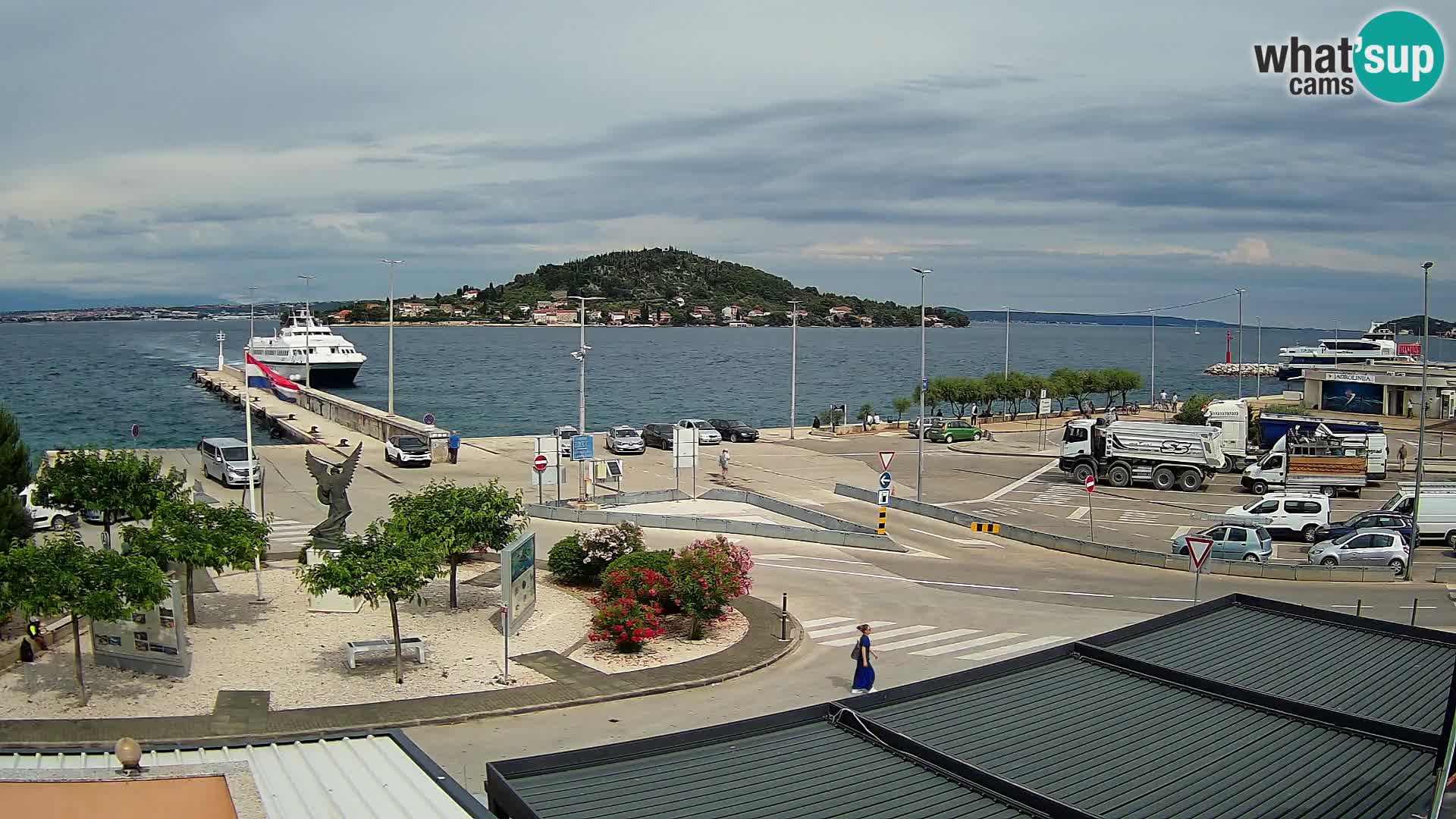 Webcam Ugliano – terminal traghetto da Preko a Zara