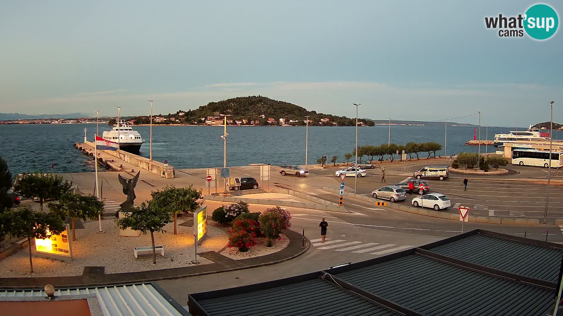 Spletna kamera Ugljan – trajekt Preko – Zadar