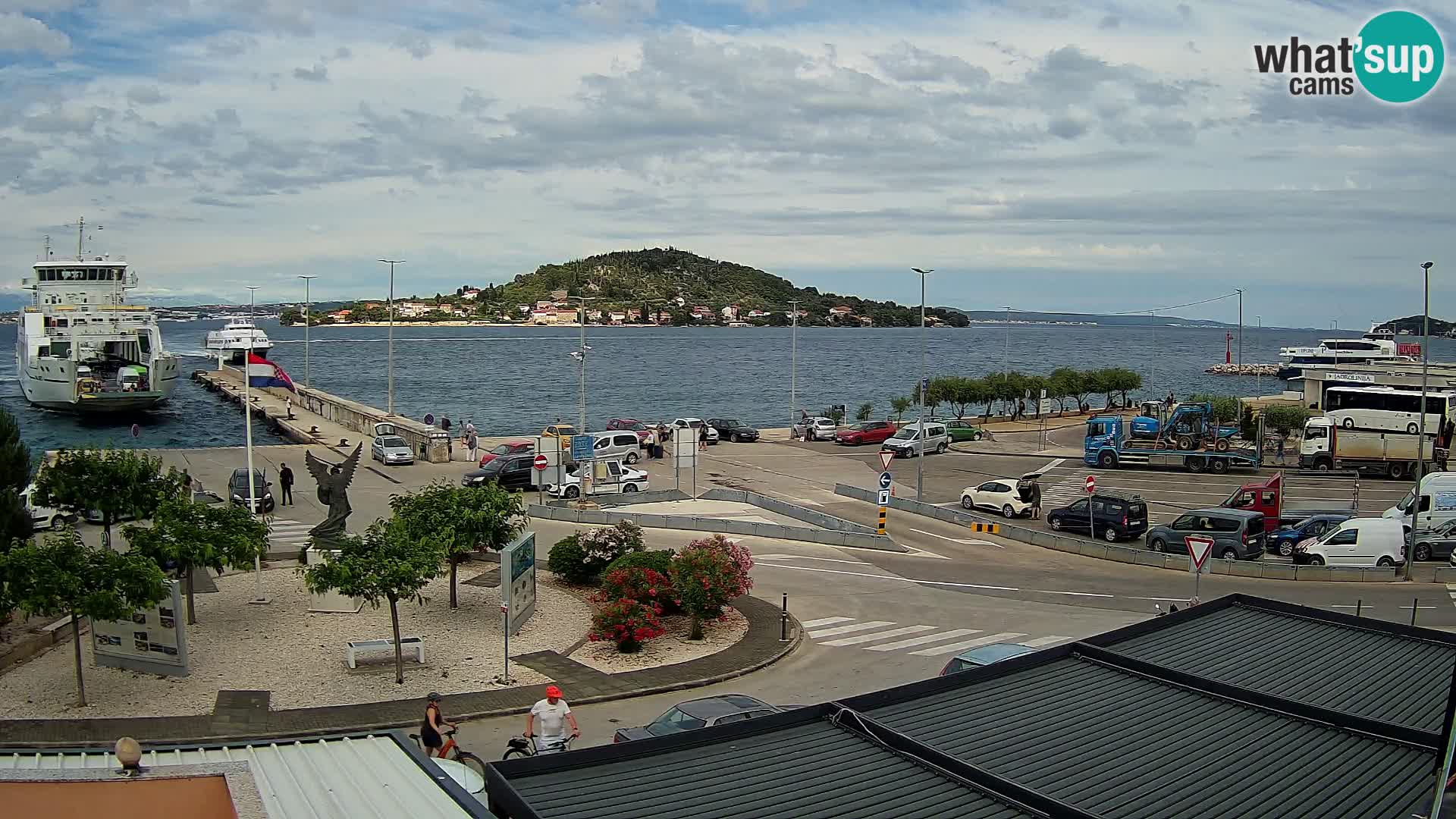 Webcam Ugliano – terminal traghetto da Preko a Zara
