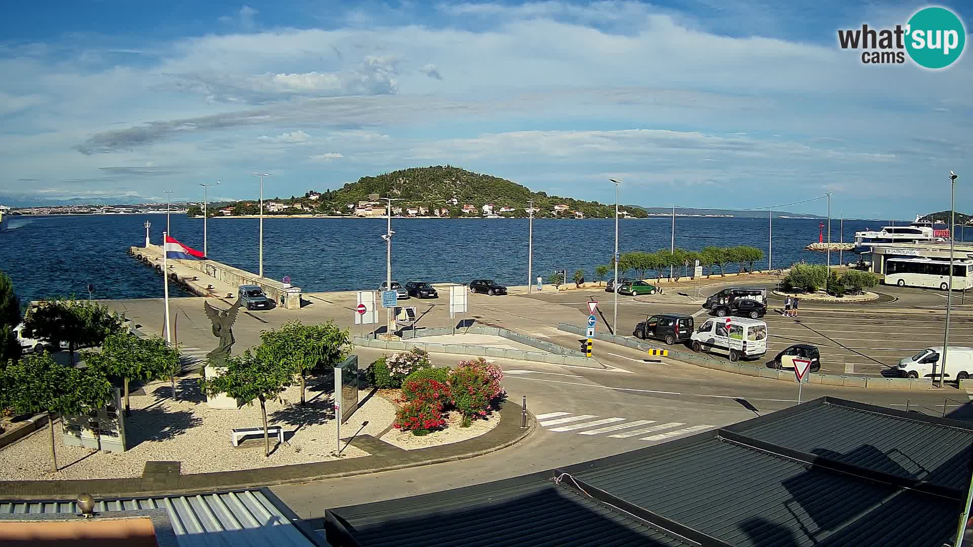 Webcam Ugljan – Preko Ferry to Zadar
