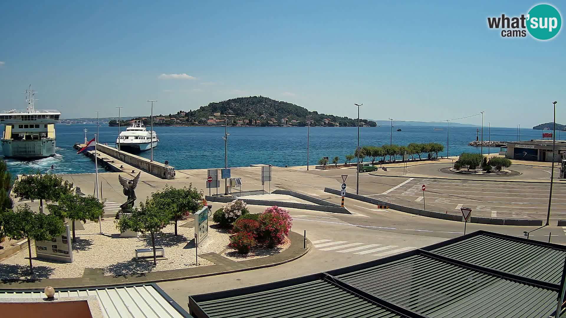 Webcam Ugljan – Preko Ferry to Zadar
