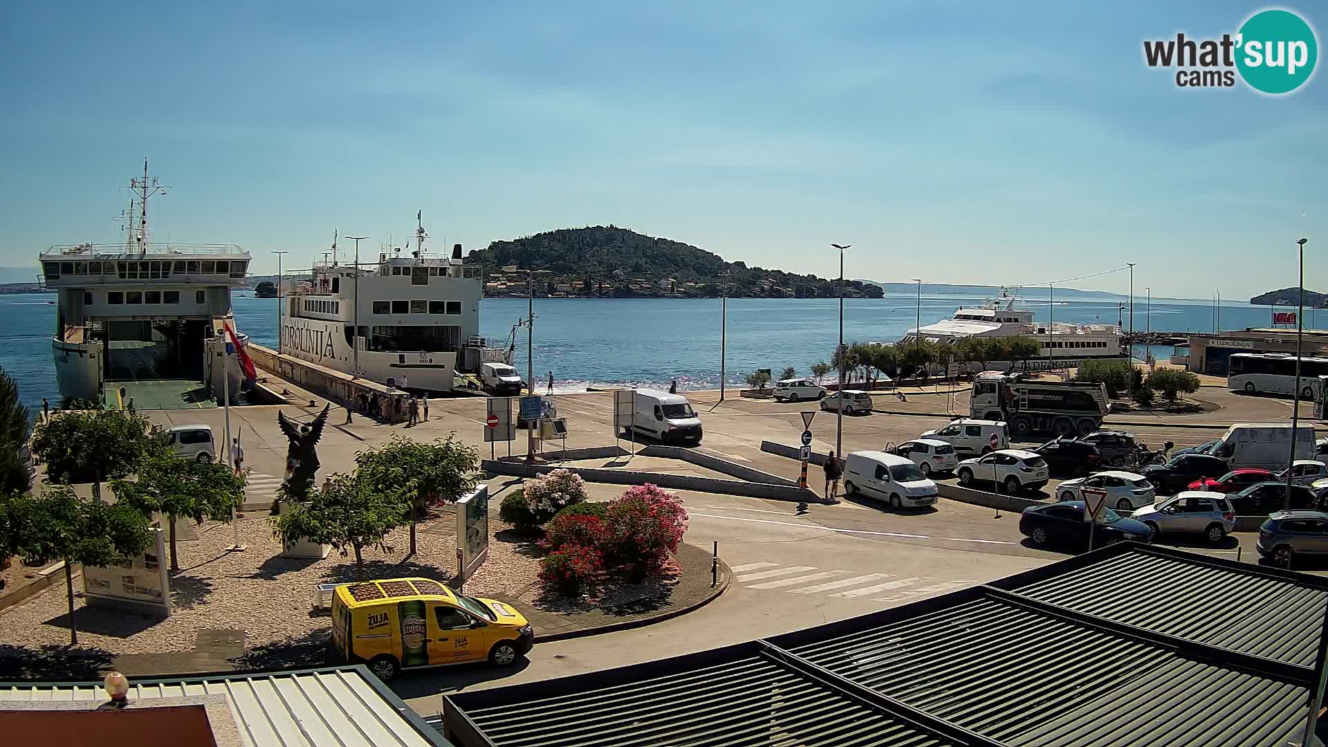 Web kamera Ugljan – Preko trajekt za Zadar