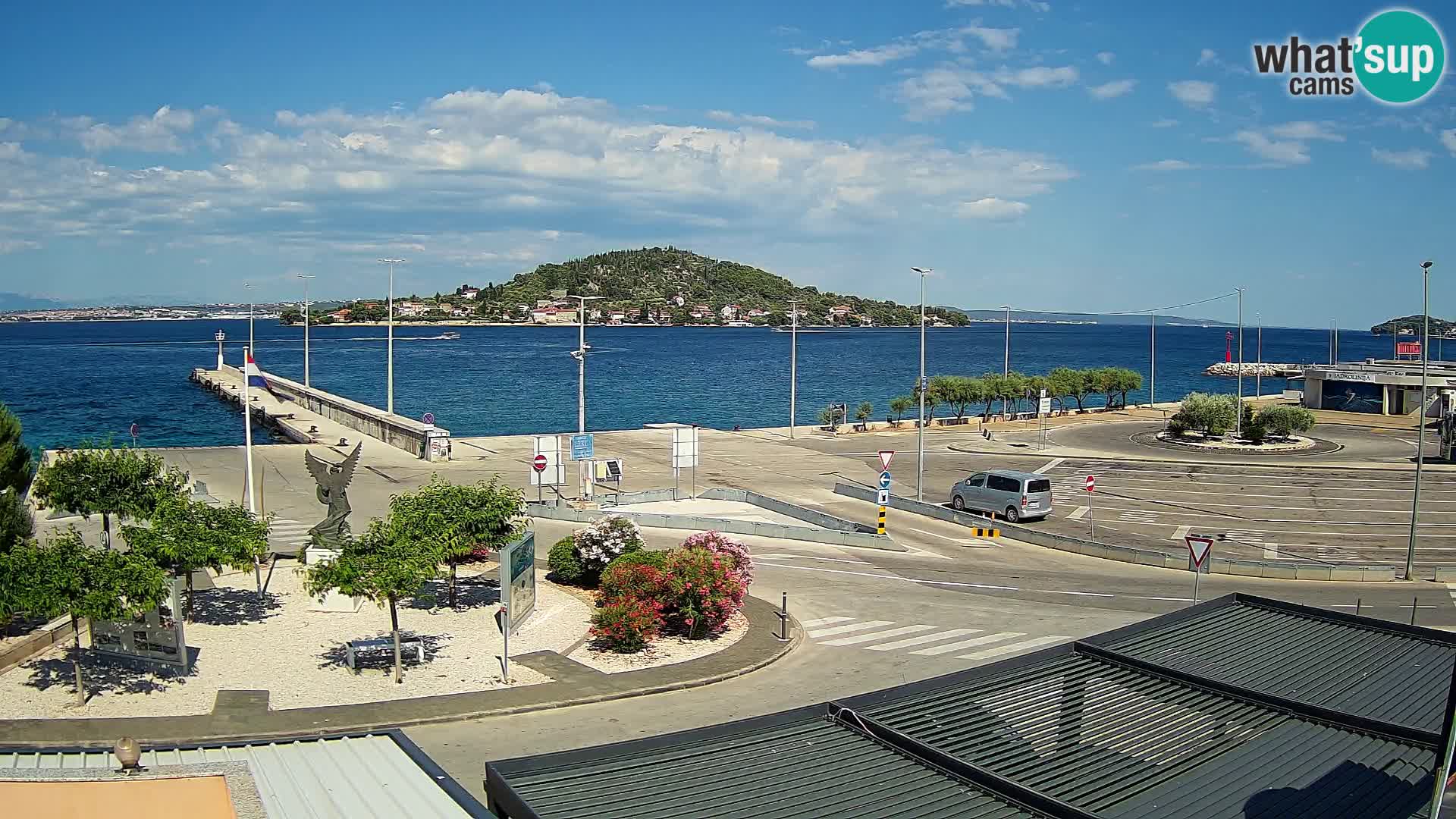 Spletna kamera Ugljan – trajekt Preko – Zadar