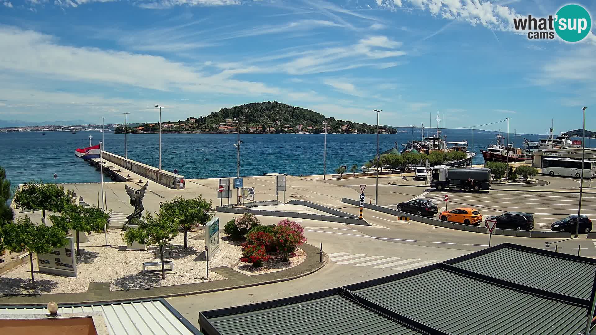Webcam Ugljan – Preko Ferry to Zadar
