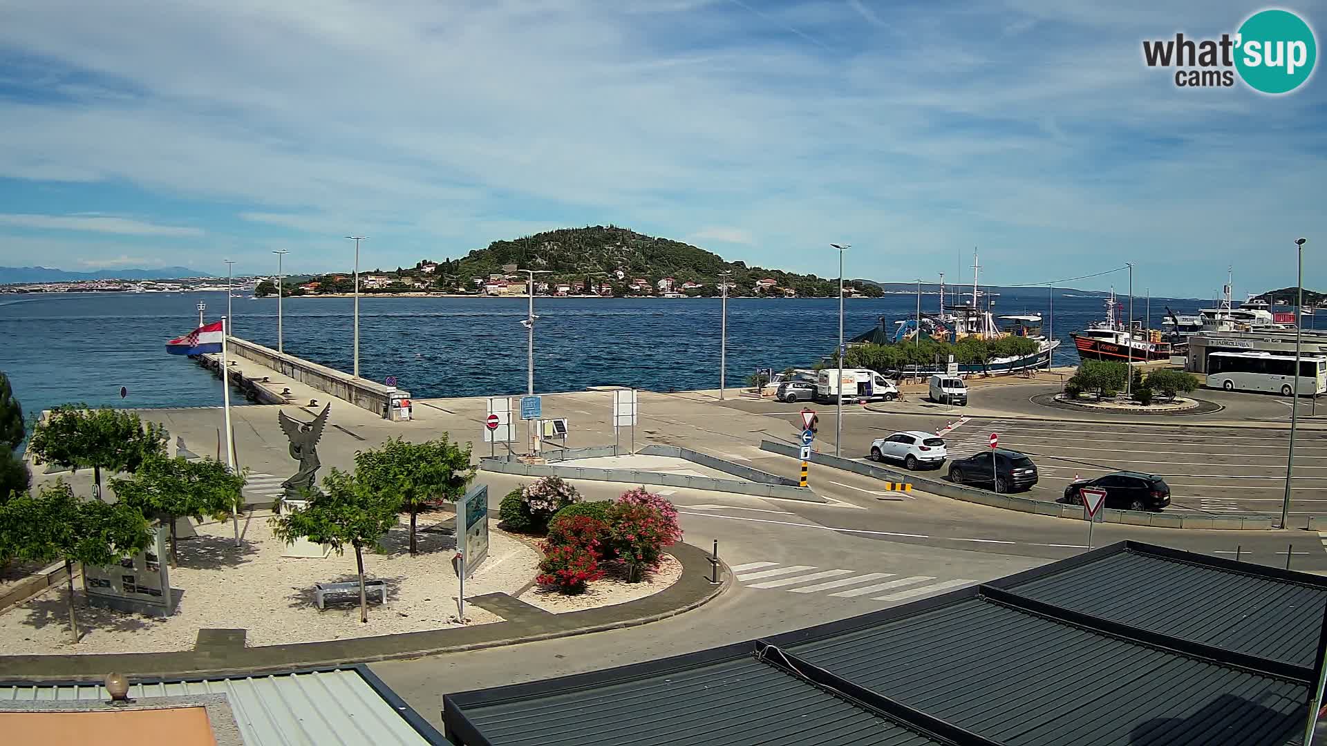 Spletna kamera Ugljan – trajekt Preko – Zadar