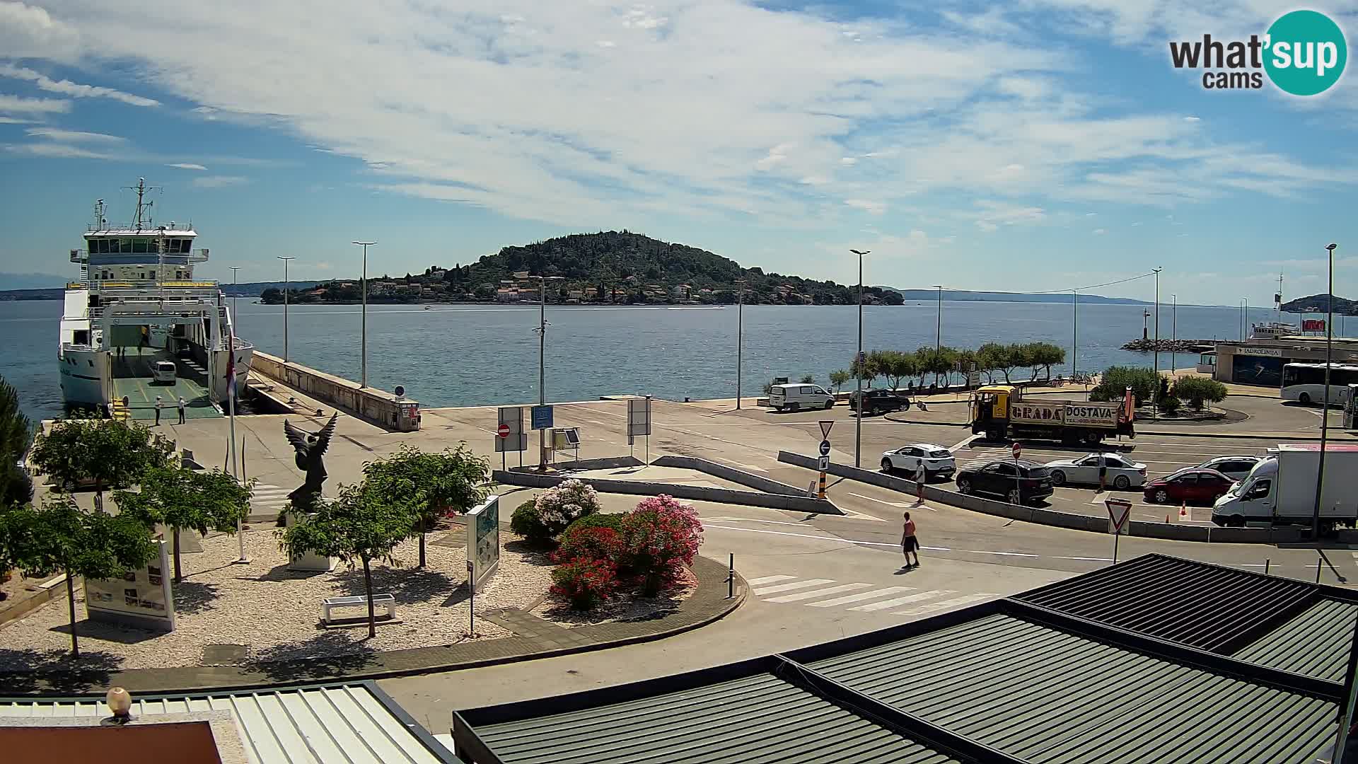 Web kamera Ugljan – Preko trajekt za Zadar