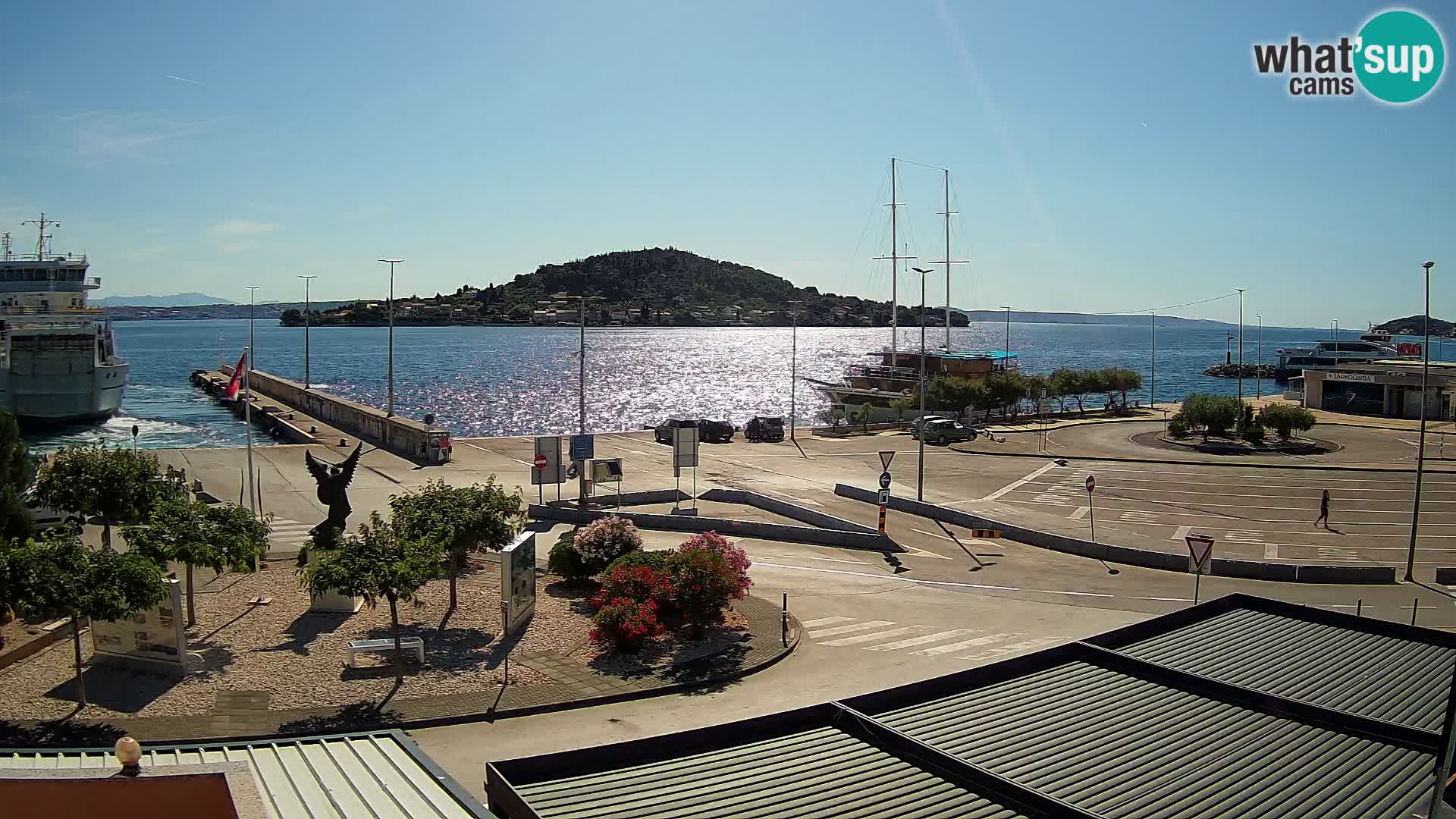 Webcam Ugljan – Preko Ferry to Zadar
