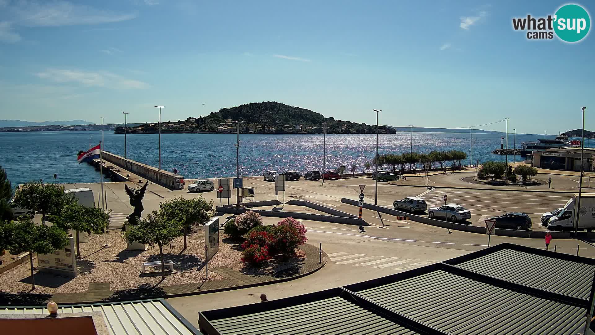 Webcam Ugljan – Preko Ferry to Zadar