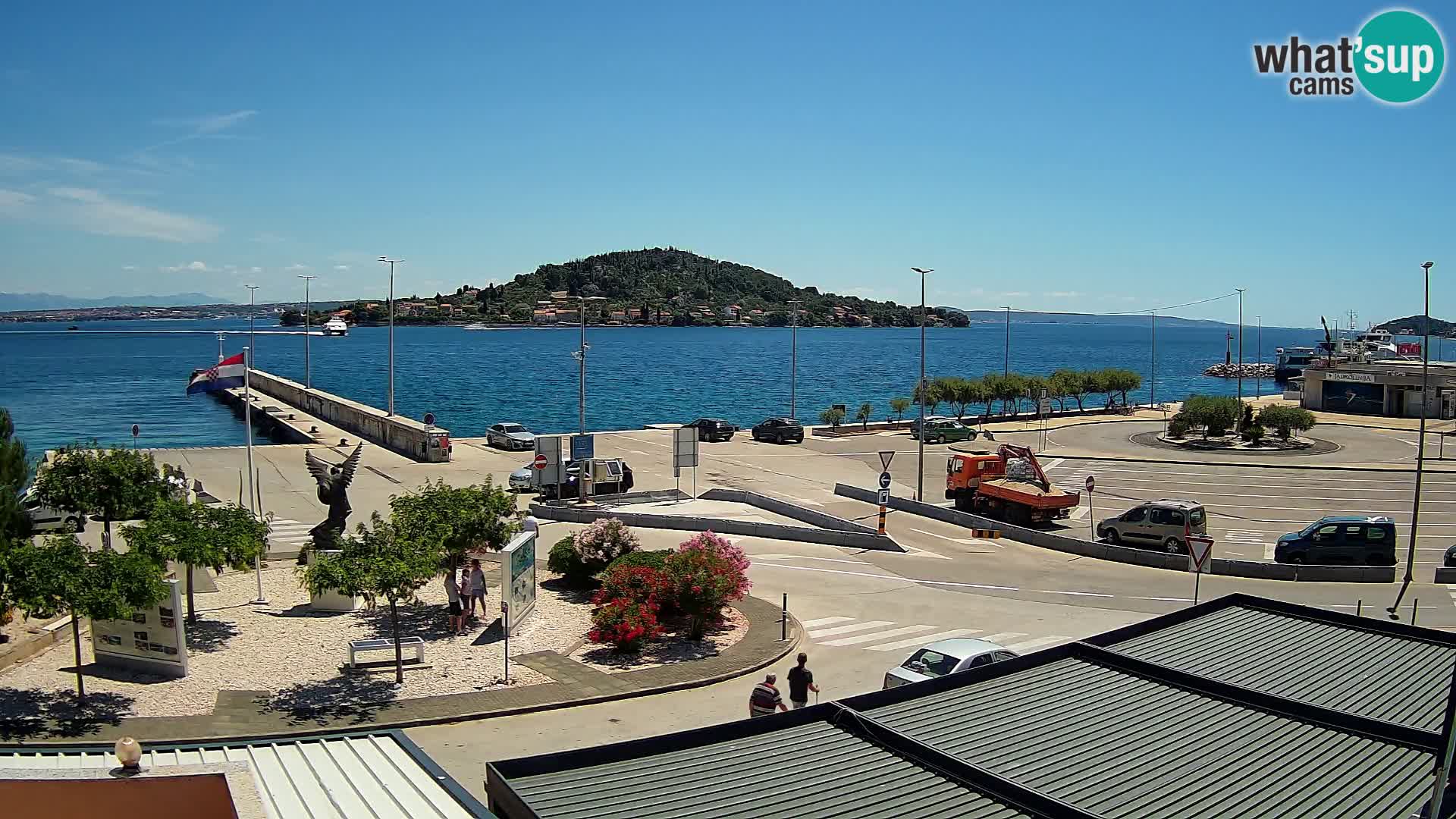 Webcam Ugljan – Preko Ferry to Zadar