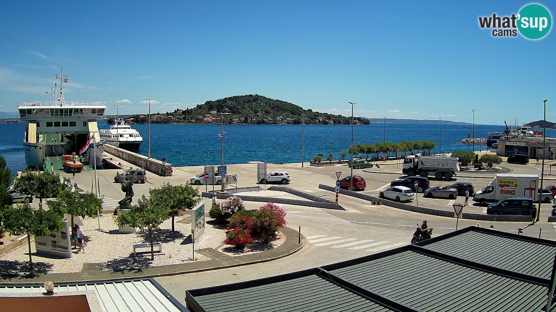 Webcam Ugljan – Preko Ferry to Zadar