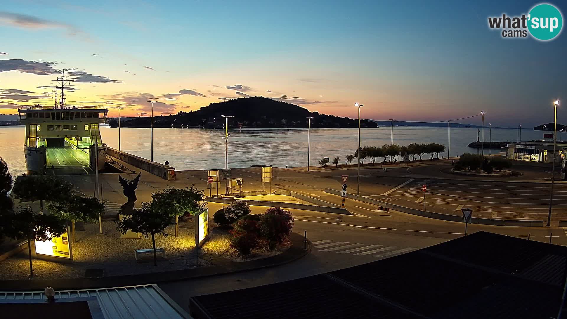Webcam Ugliano – terminal traghetto da Preko a Zara