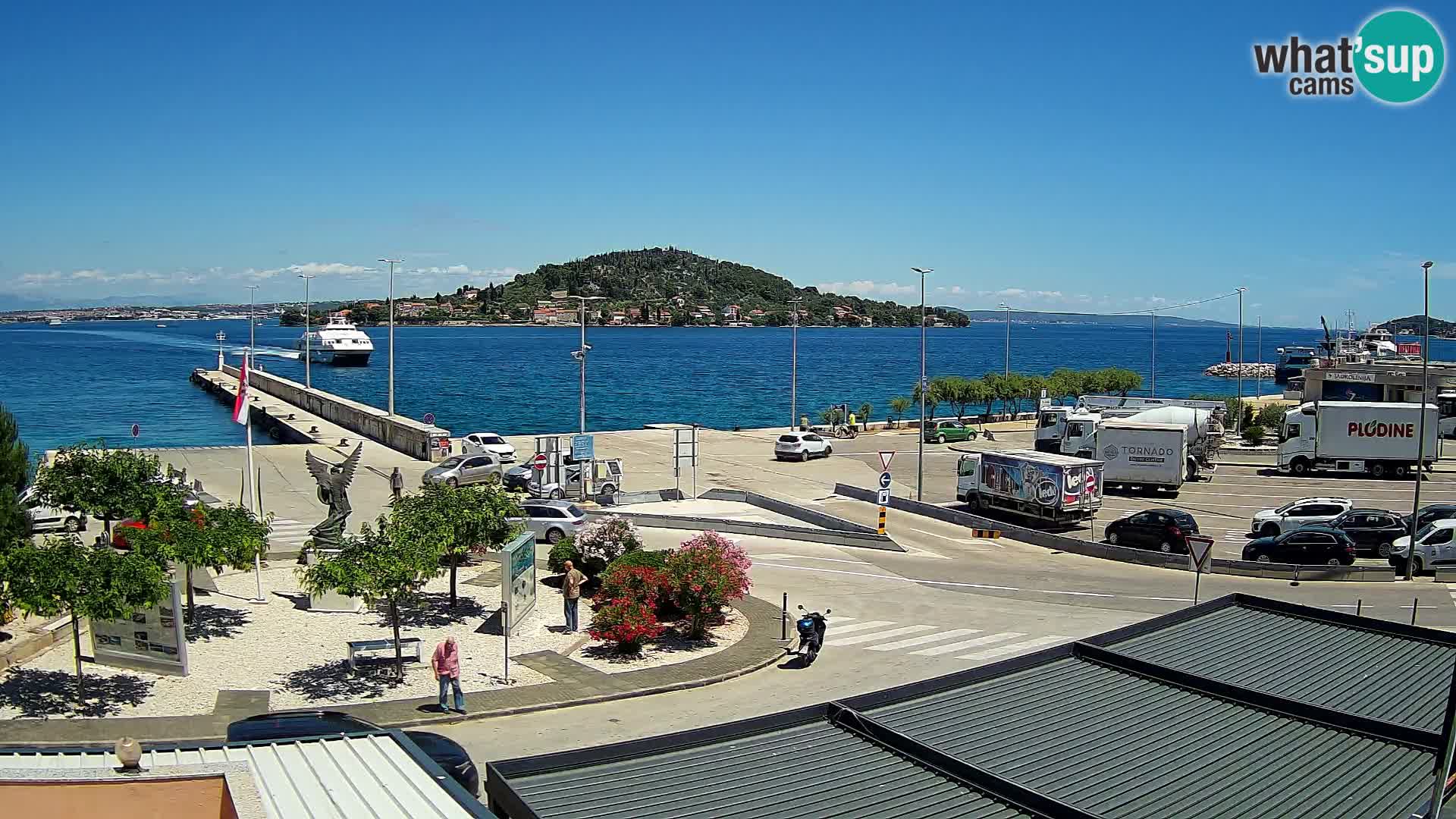 Spletna kamera Ugljan – trajekt Preko – Zadar