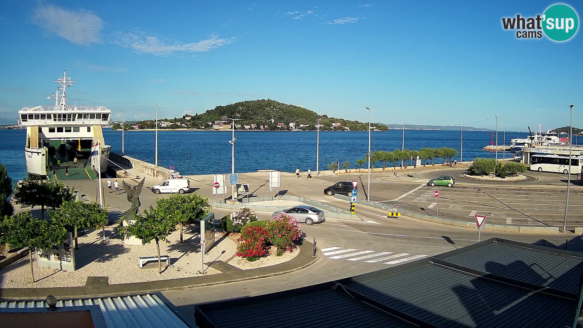 Webcam Ugljan – Preko Ferry to Zadar