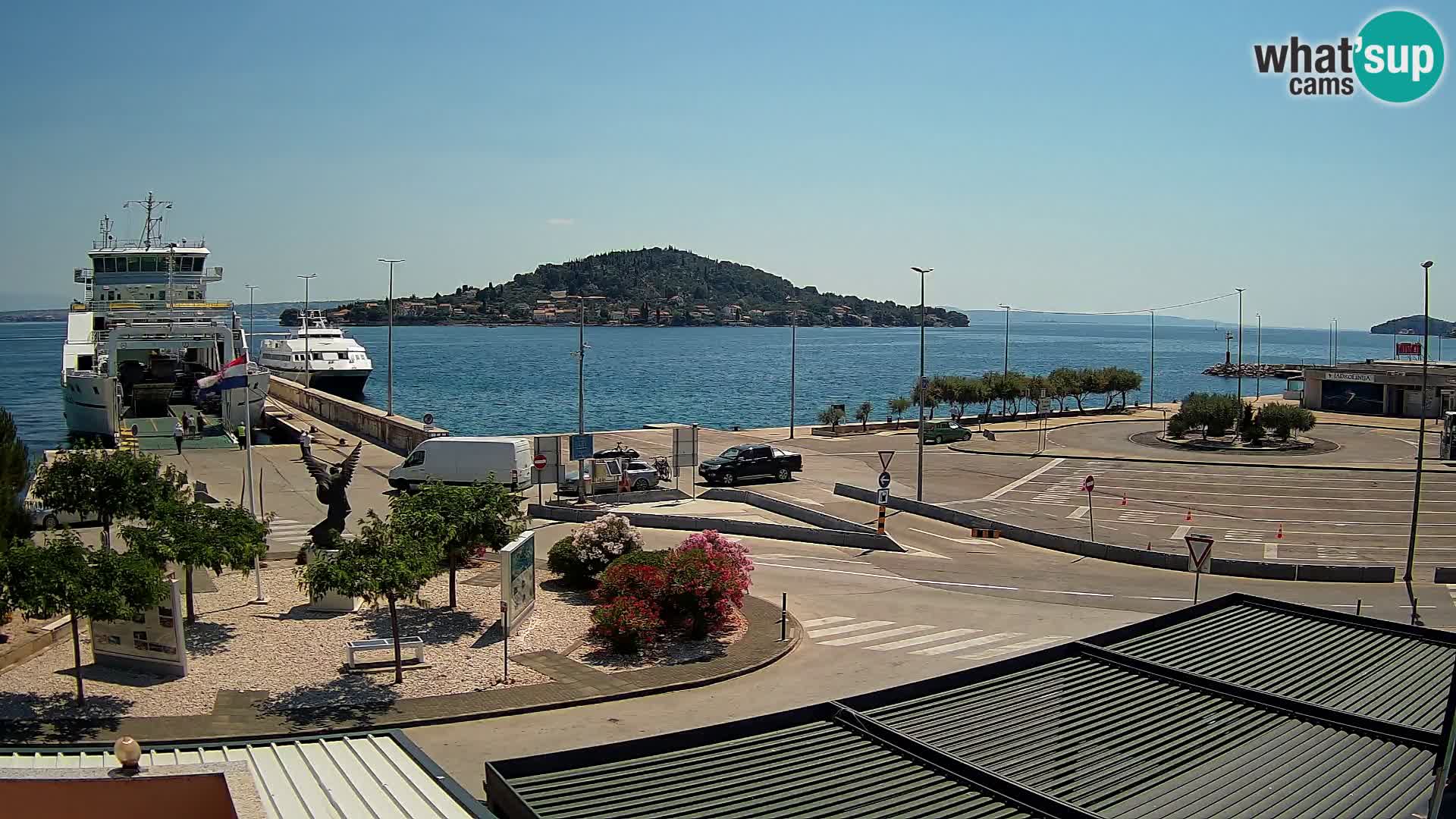 Webcam Ugljan – Preko Ferry to Zadar