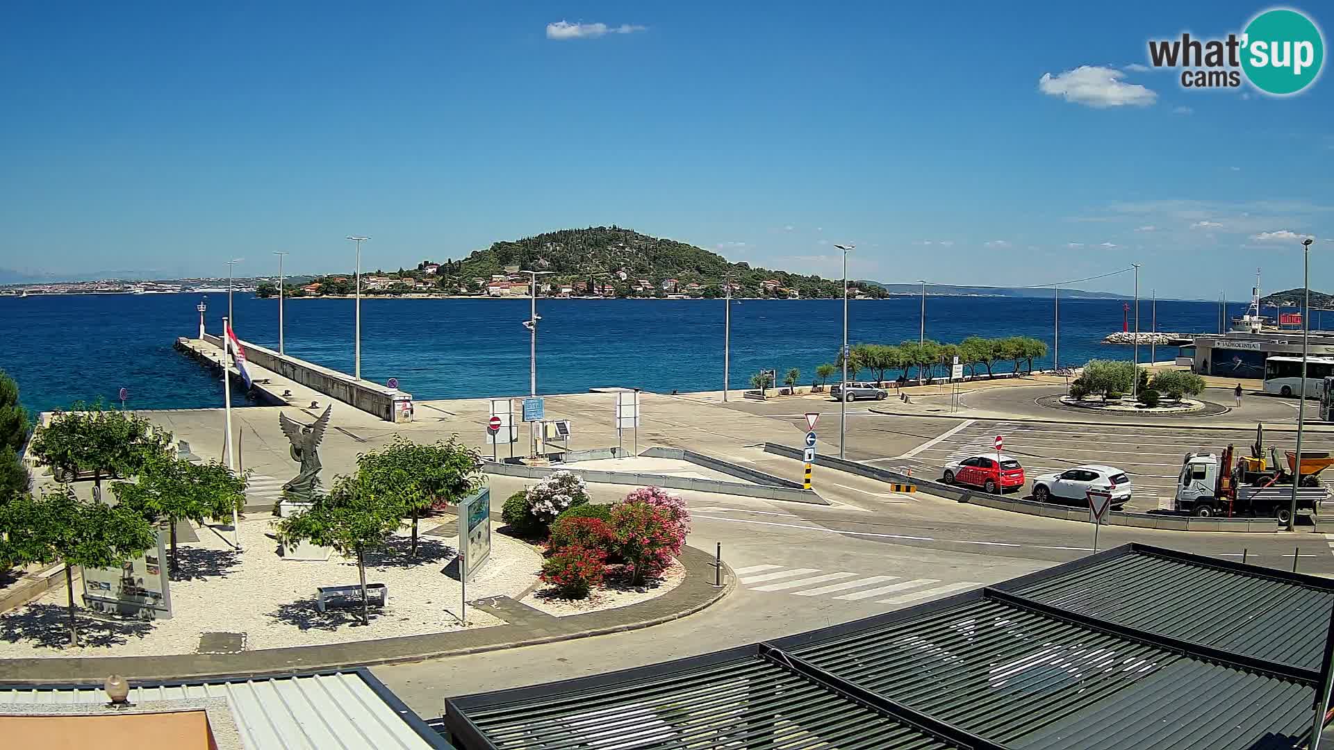 Spletna kamera Ugljan – trajekt Preko – Zadar