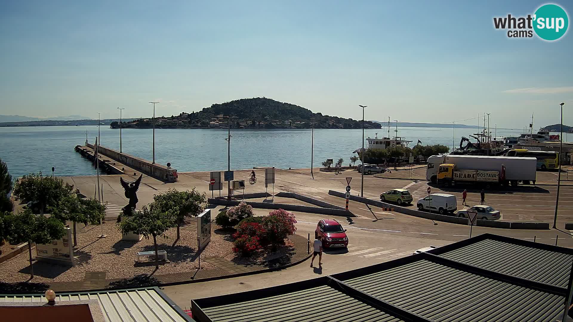 Webcam Ugljan – Preko Ferry to Zadar