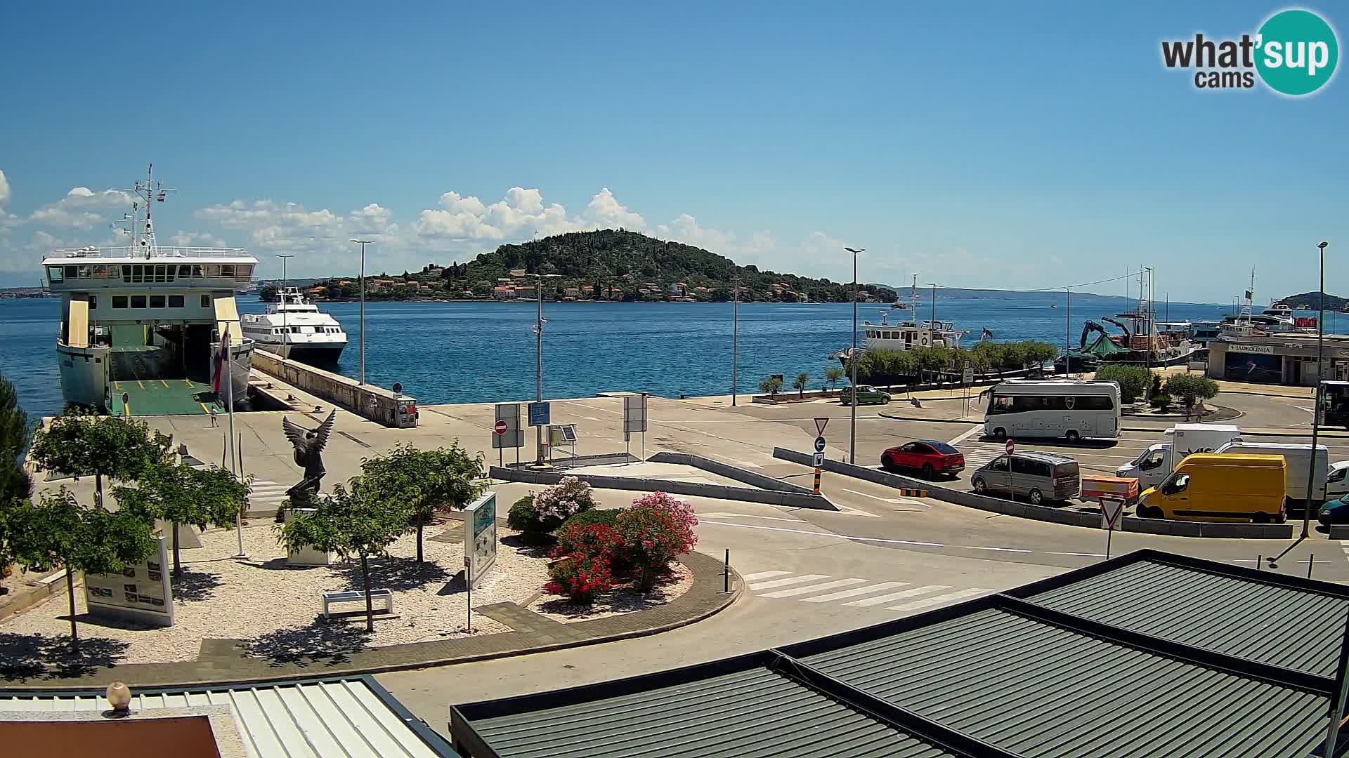 Webcam Ugljan – Preko Ferry to Zadar